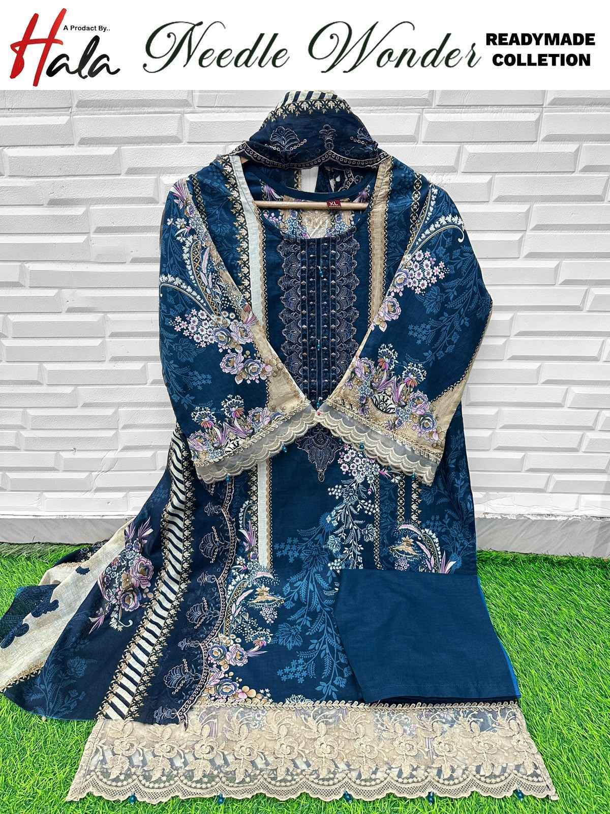 Hala Needle Wonder Readymade Collection Cotton Dress 8 pcs Catalogue