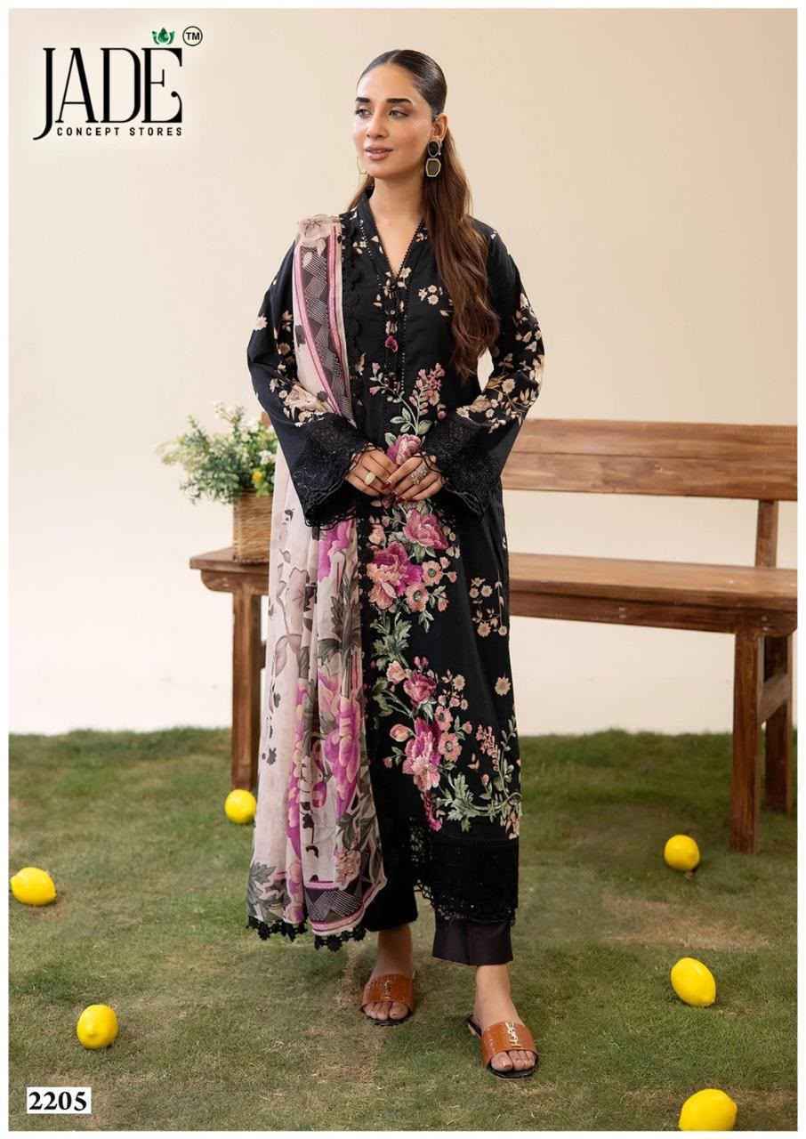 Jade Bin Saeed Heavy Luxury Vol 22 Readymade Cotton Dress 6 pcs Catalogue
