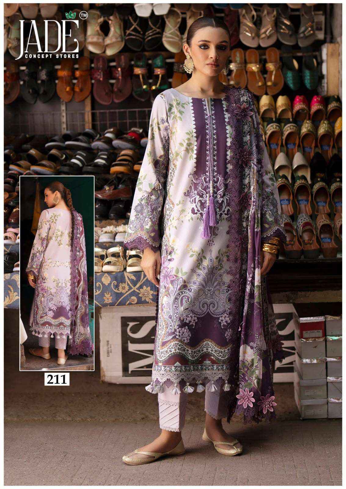 Jade Chevron Vol 22 Cotton Dress Material 6 Pc Catalog