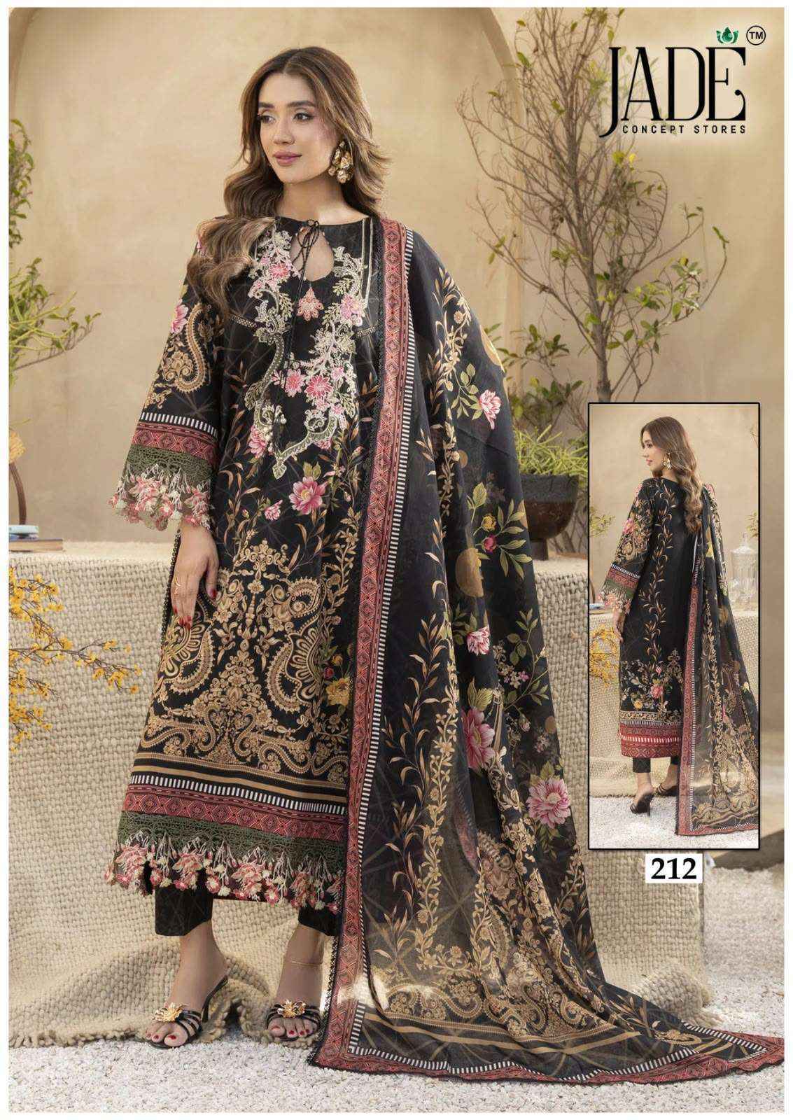 Jade Chevron Vol 22 Readymade Cotton Dress 6 Pc Catalog