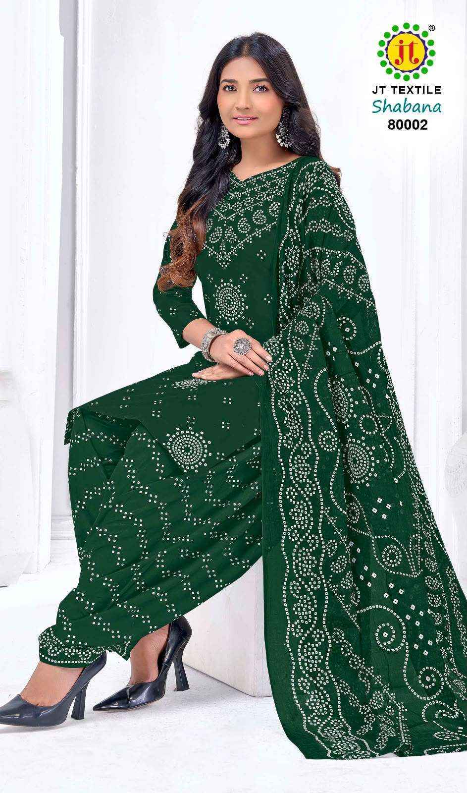 Jt Shabana Vol 80 Cotton Dress Material 10 pcs Catalogue
