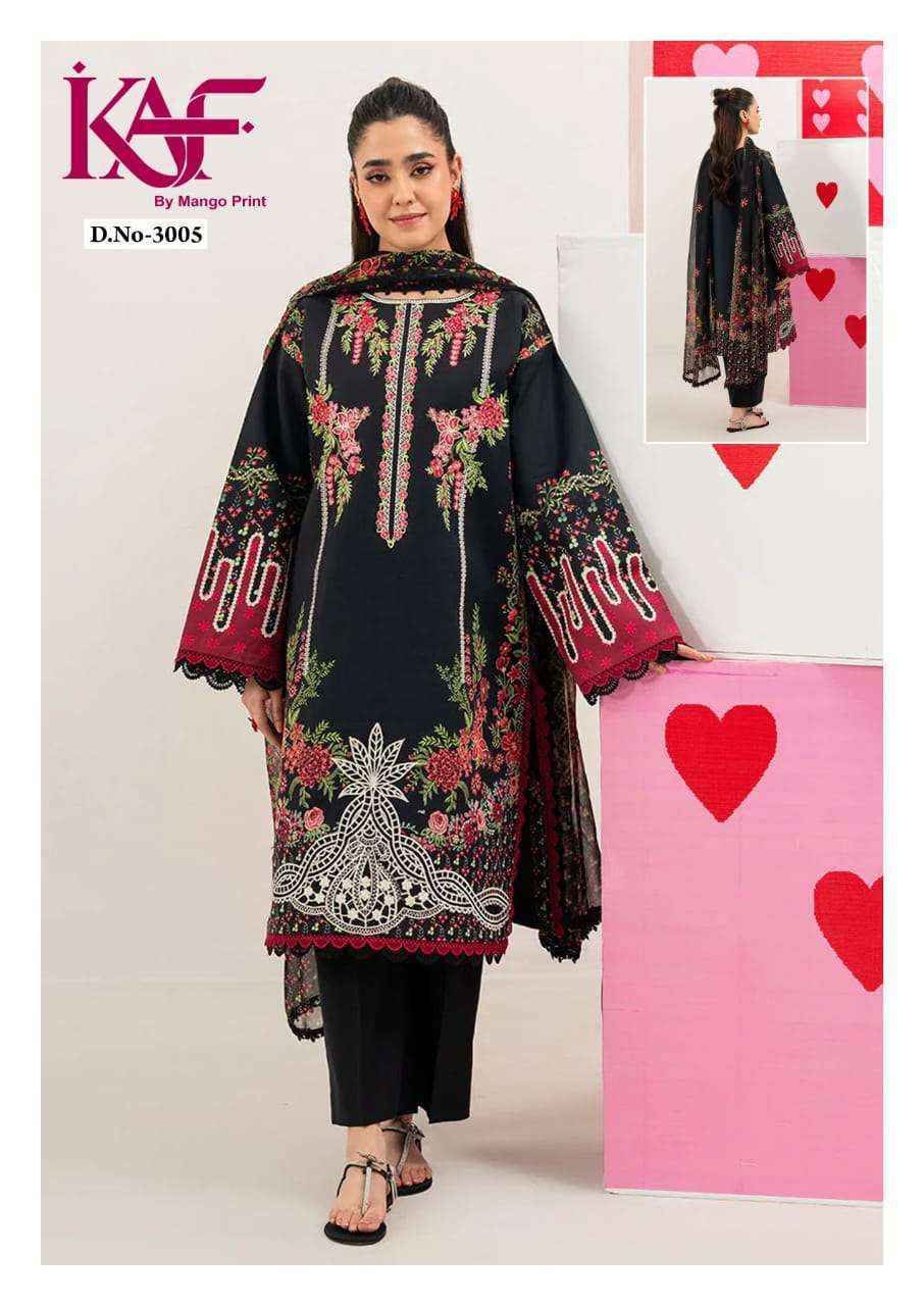 KAF Fabric Royal Rawa Vol 3 Cotton Dress Material 6 Pcs Catalouge