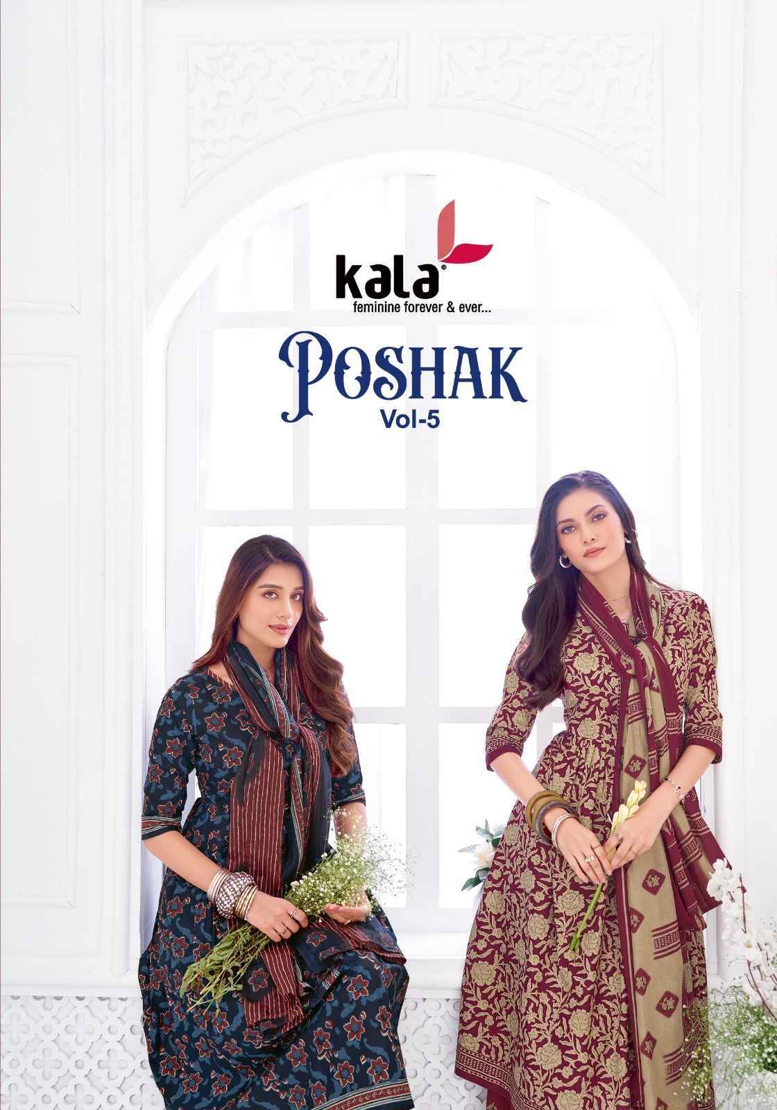 Kala Poshak Vol 5 Cotton Dress Material 8 pcs Catalogue