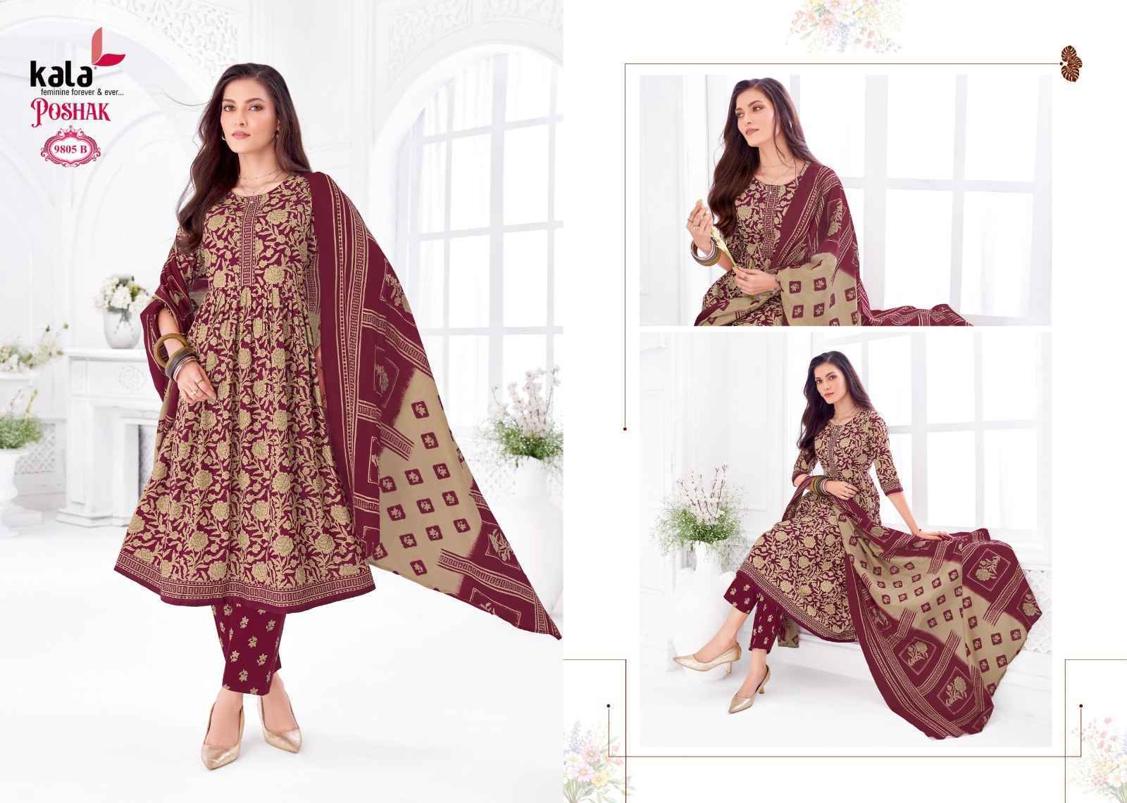 Kala Poshak Vol 5 Cotton Dress Material 8 pcs Catalogue