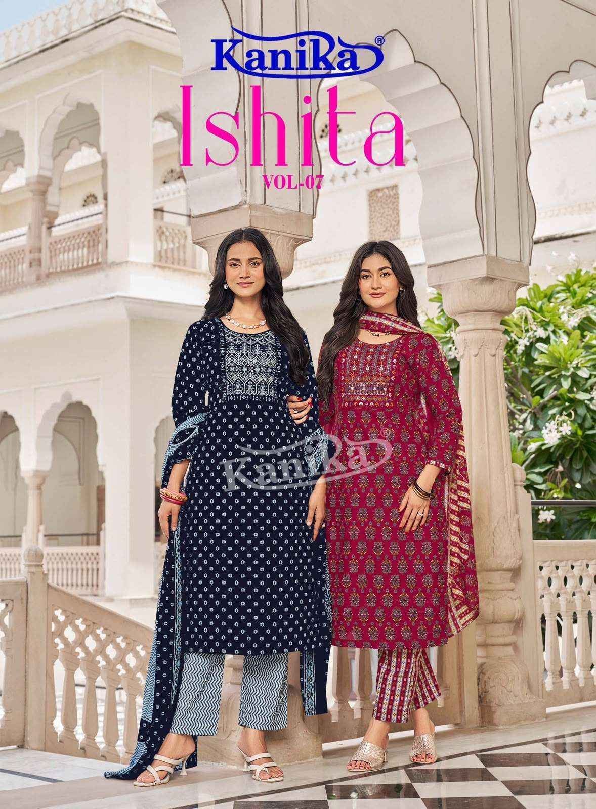Kanika Ishita Vol 7 Cotton Kurti Combo 12 pcs Catalogue