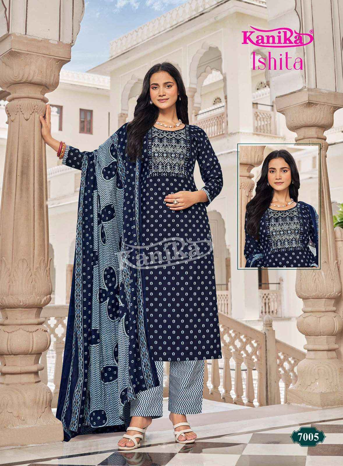 Kanika Ishita Vol 7 Cotton Kurti Combo 12 pcs Catalogue