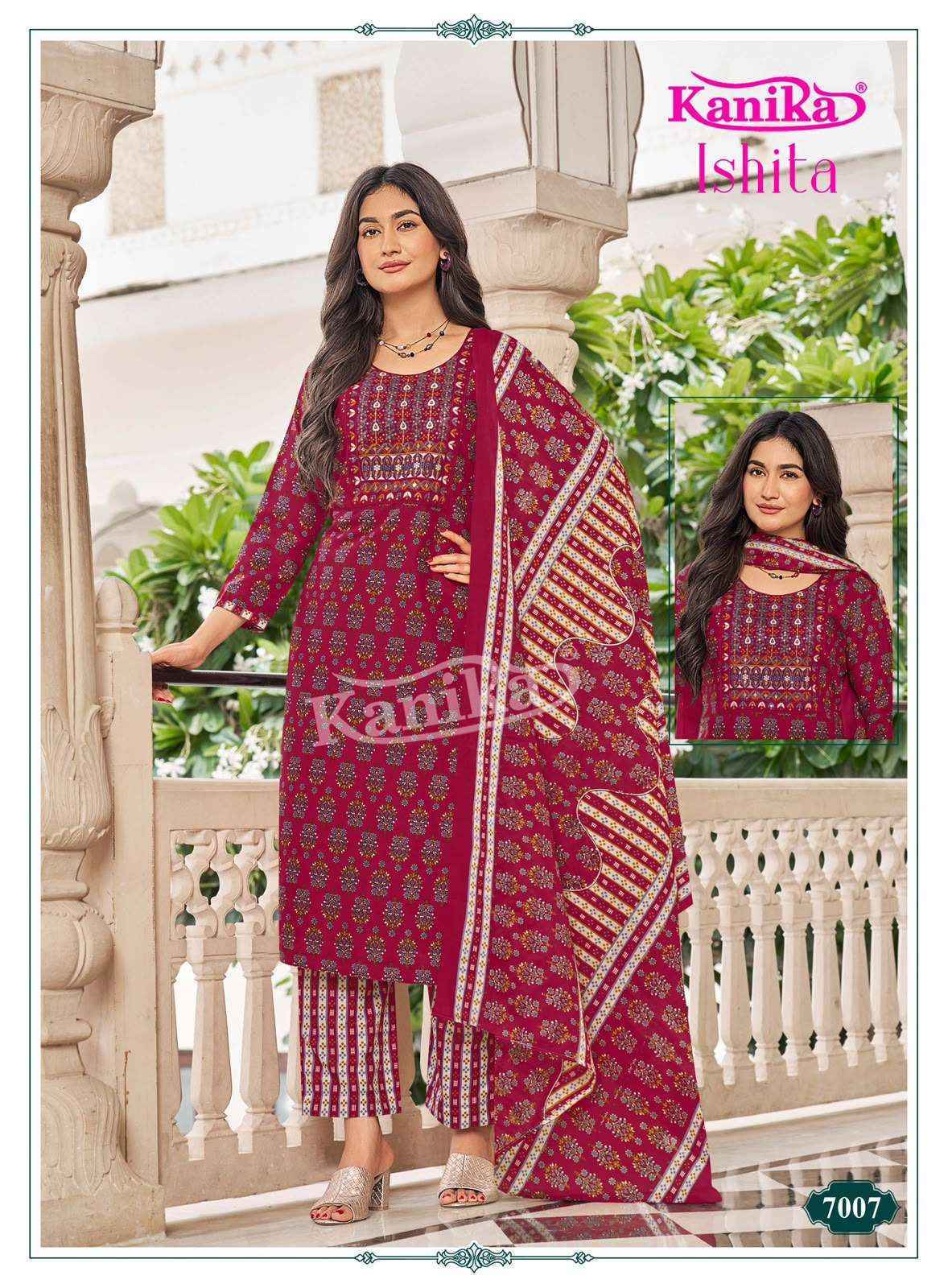 Kanika Ishita Vol 7 Cotton Kurti Combo 12 pcs Catalogue
