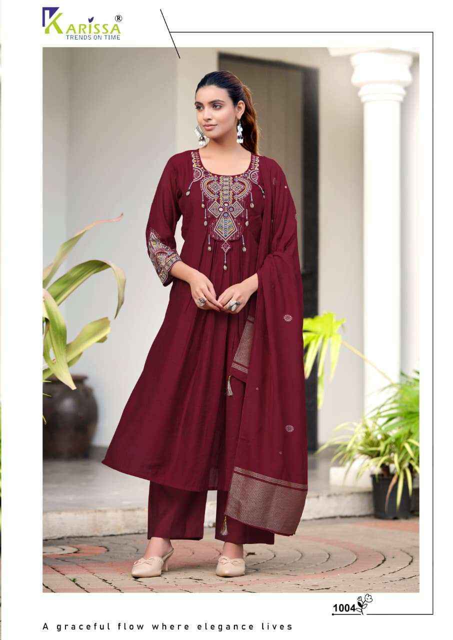 Karissa Supriya Silk Kurti Combo 4 pcs Catalogue