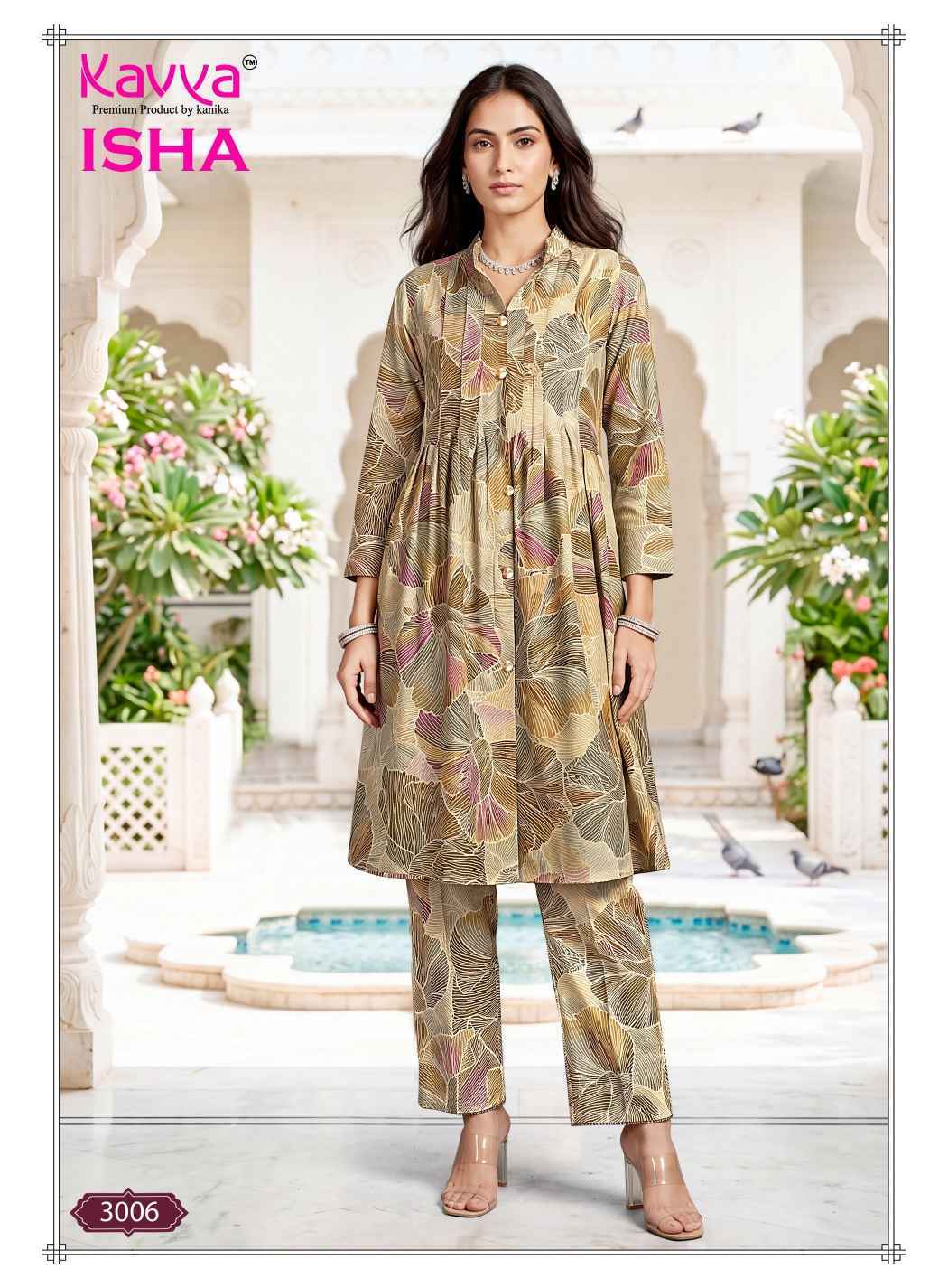 Kavya Isha Vol 3 Vatican Co Ord Set 10 pcs Catalogue