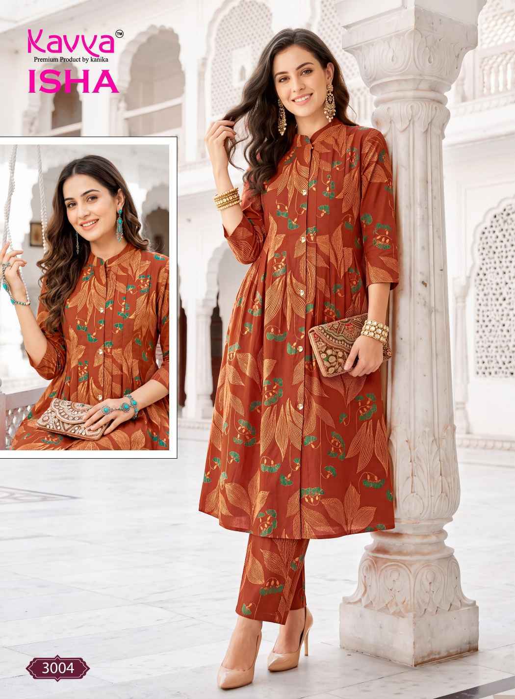 Kavya Isha Vol 3 Vatican Co Ord Set 10 pcs Catalogue