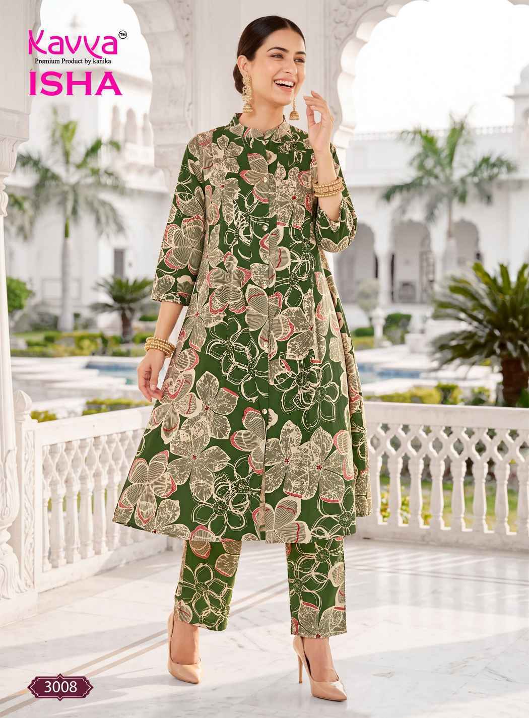 Kavya Isha Vol 3 Vatican Co Ord Set 10 pcs Catalogue