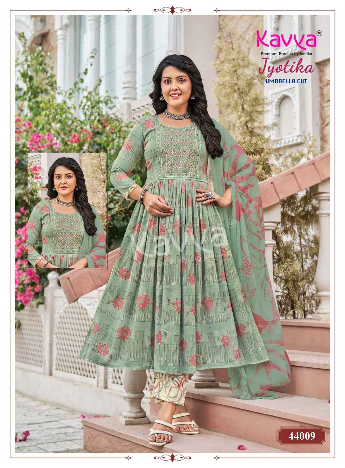 Kavya Jyotika Vol 44 Capsule Kurti Combo 10 pcs Catalogue