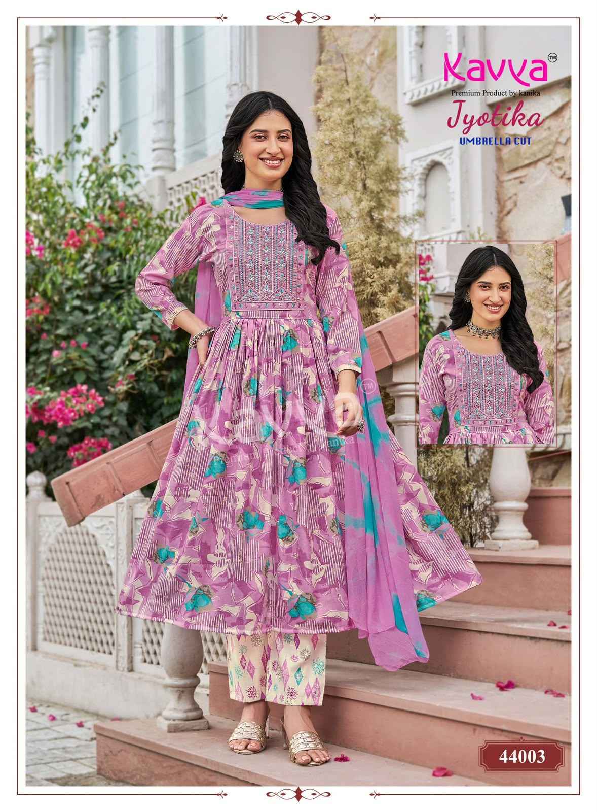 Kavya Jyotika Vol 44 Capsule Kurti Combo 10 pcs Catalogue