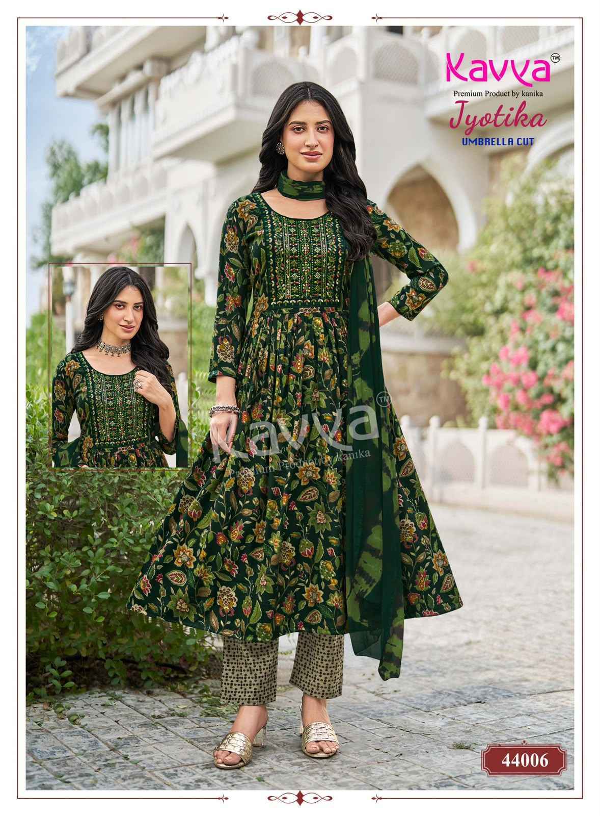 Kavya Jyotika Vol 44 Capsule Kurti Combo 10 pcs Catalogue