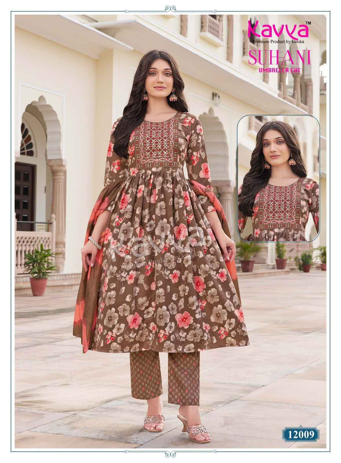 Kavya Suhani Vol 12 Viscose Kurti Combo 10 pcs Catalogue