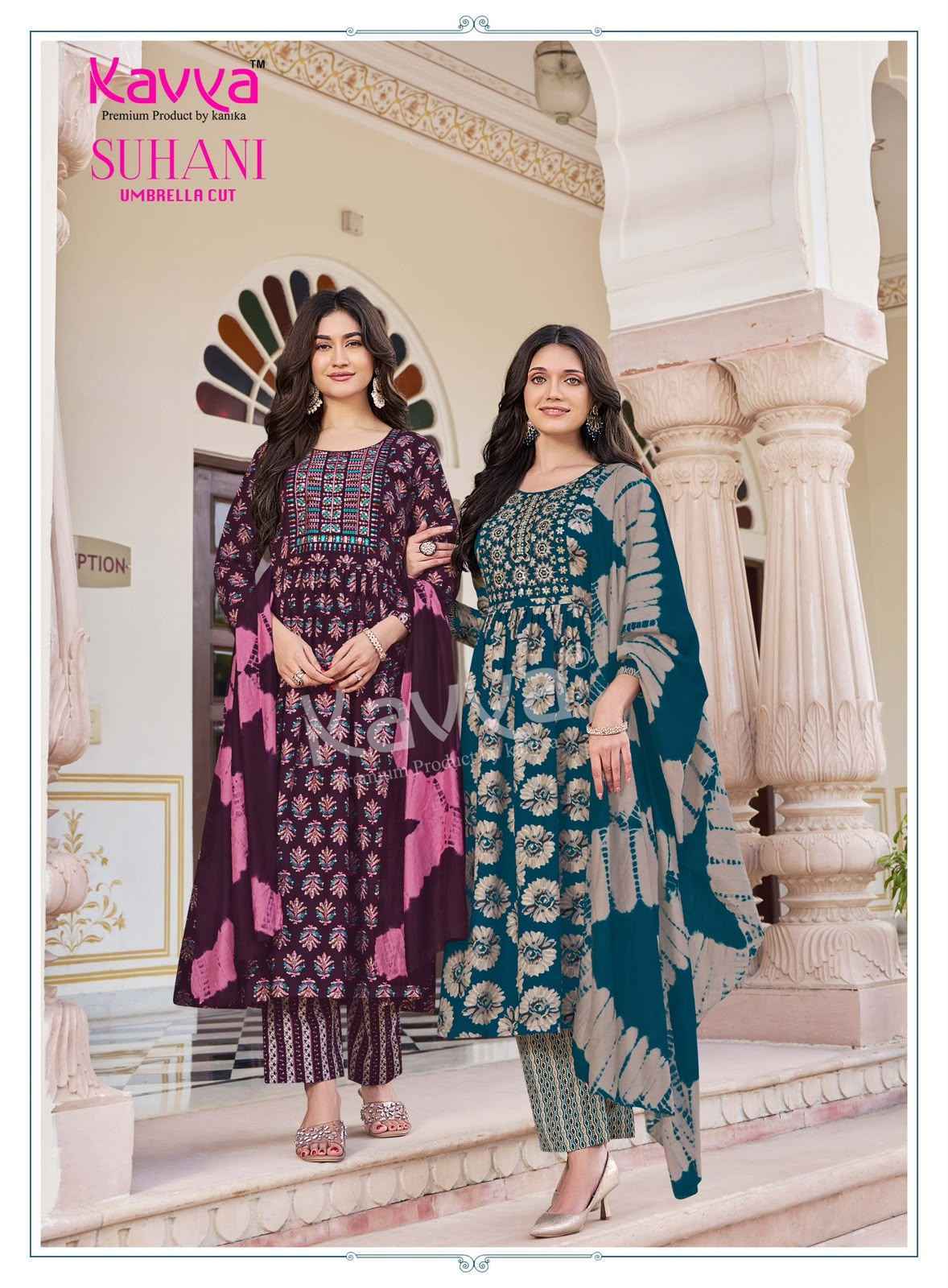 Kavya Suhani Vol 12 Viscose Kurti Combo 10 pcs Catalogue
