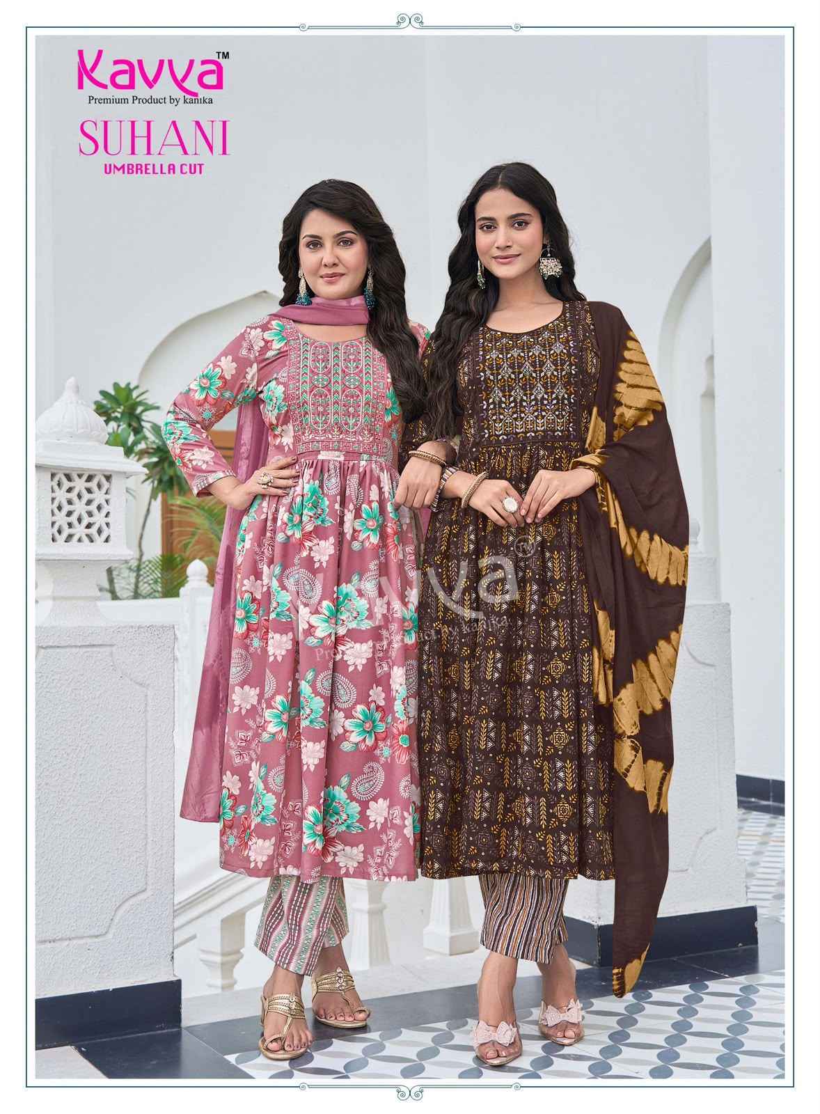 Kavya Suhani Vol 12 Viscose Kurti Combo 10 pcs Catalogue