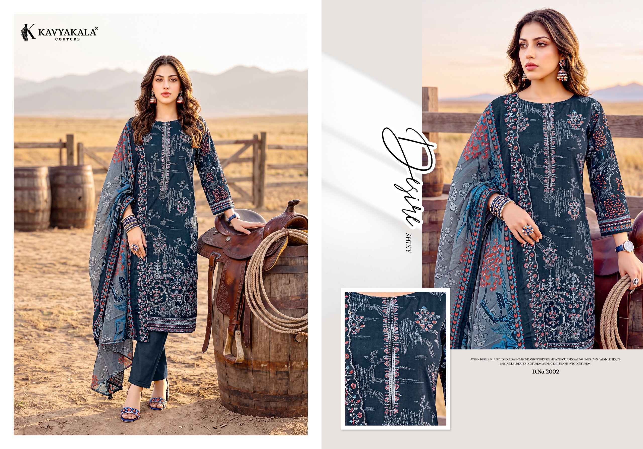 Kavyakala Aafreen Vol 2 Lawn Cotton Dress Material 6 pcs Catalogue