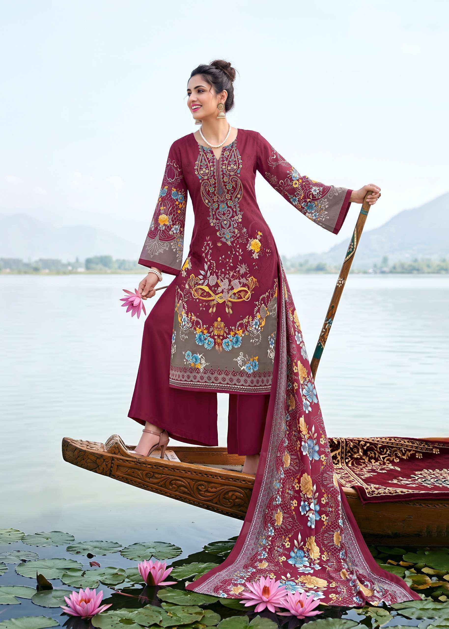 Kavyakala Fitoor Pashmina Dress Material 8 pcs Catalogue