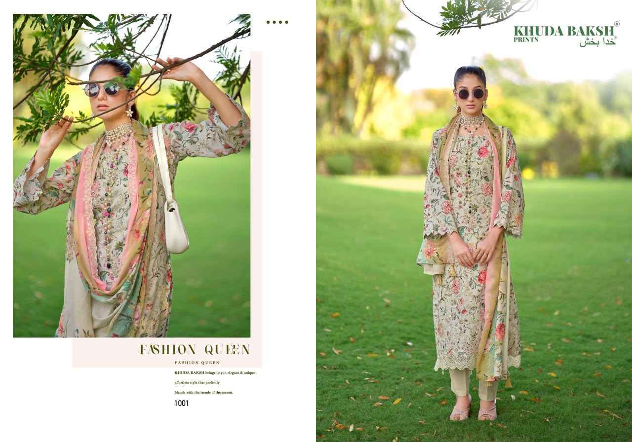 Khuda Baksh Prints Humdum Vol 3 Lawn Dress Material 9 pcs Cataloge