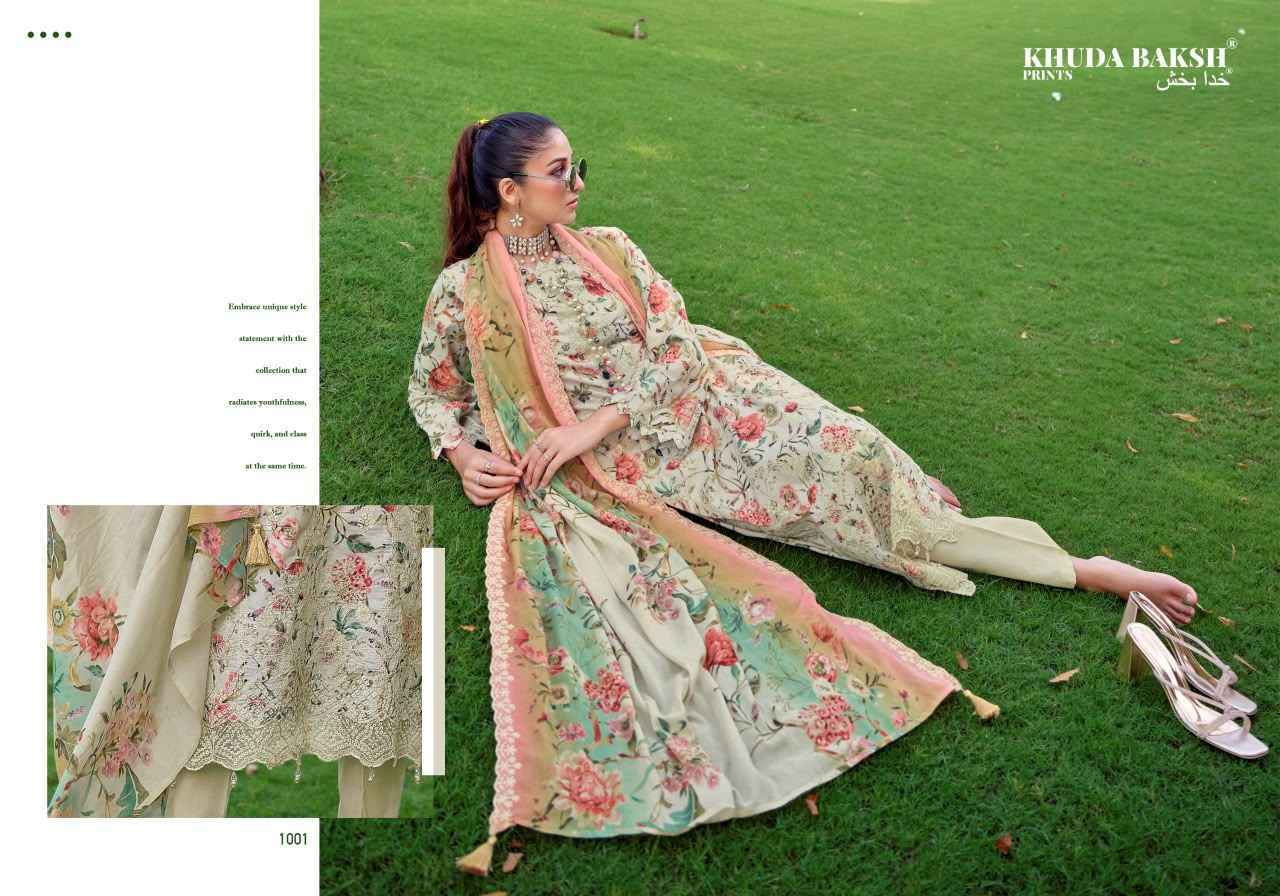 Khuda Baksh Prints Humdum Vol 3 Lawn Dress Material 9 pcs Cataloge