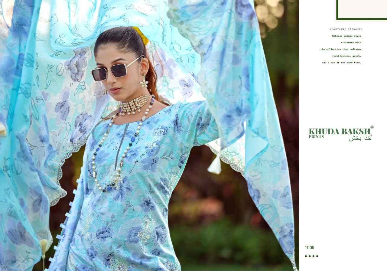 Khuda Baksh Prints Humdum Vol 3 Lawn Dress Material 9 pcs Cataloge