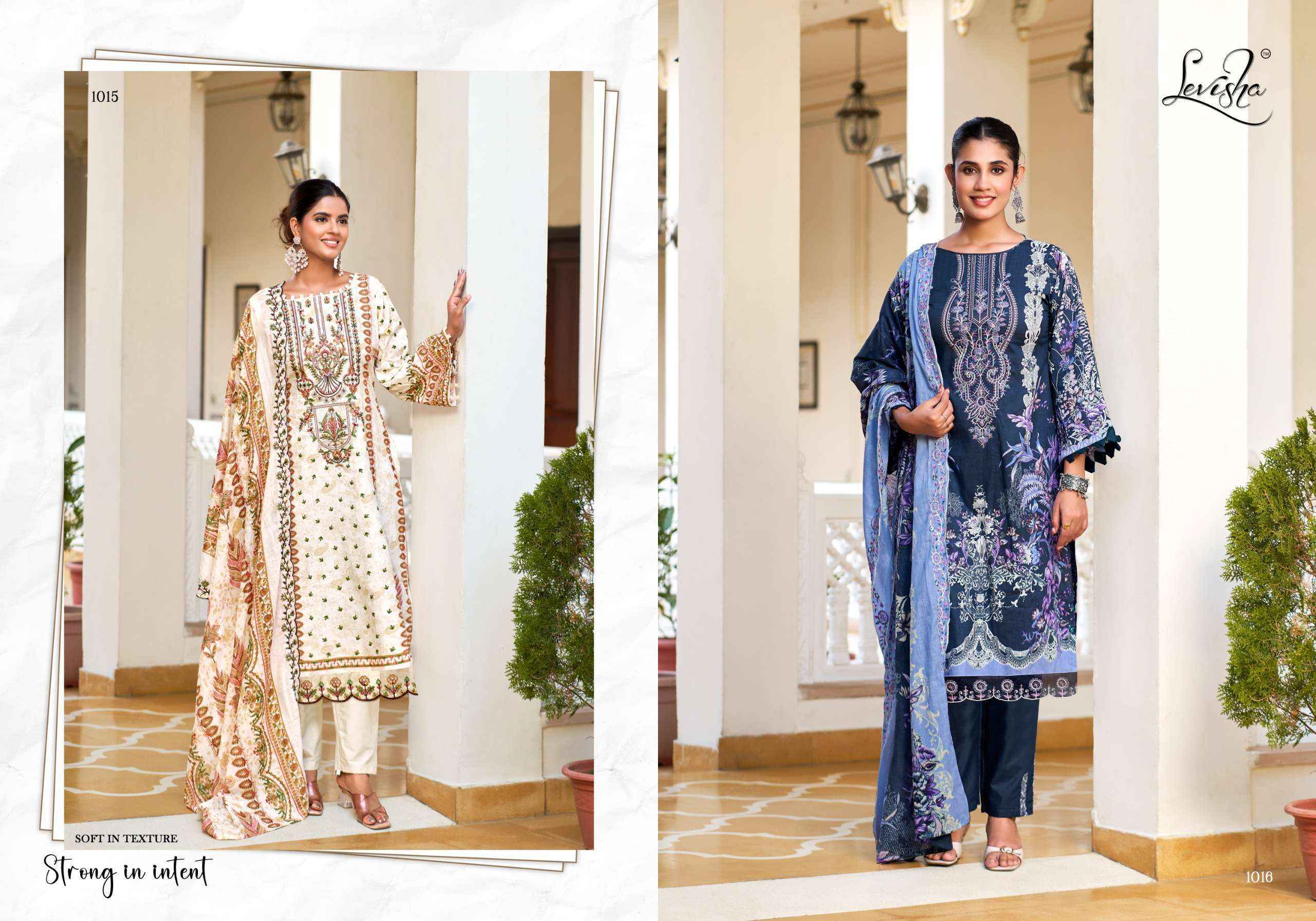 Levisha Mehfuz Nx Lawn Cotton Dress Material 8 pcs Catalogue