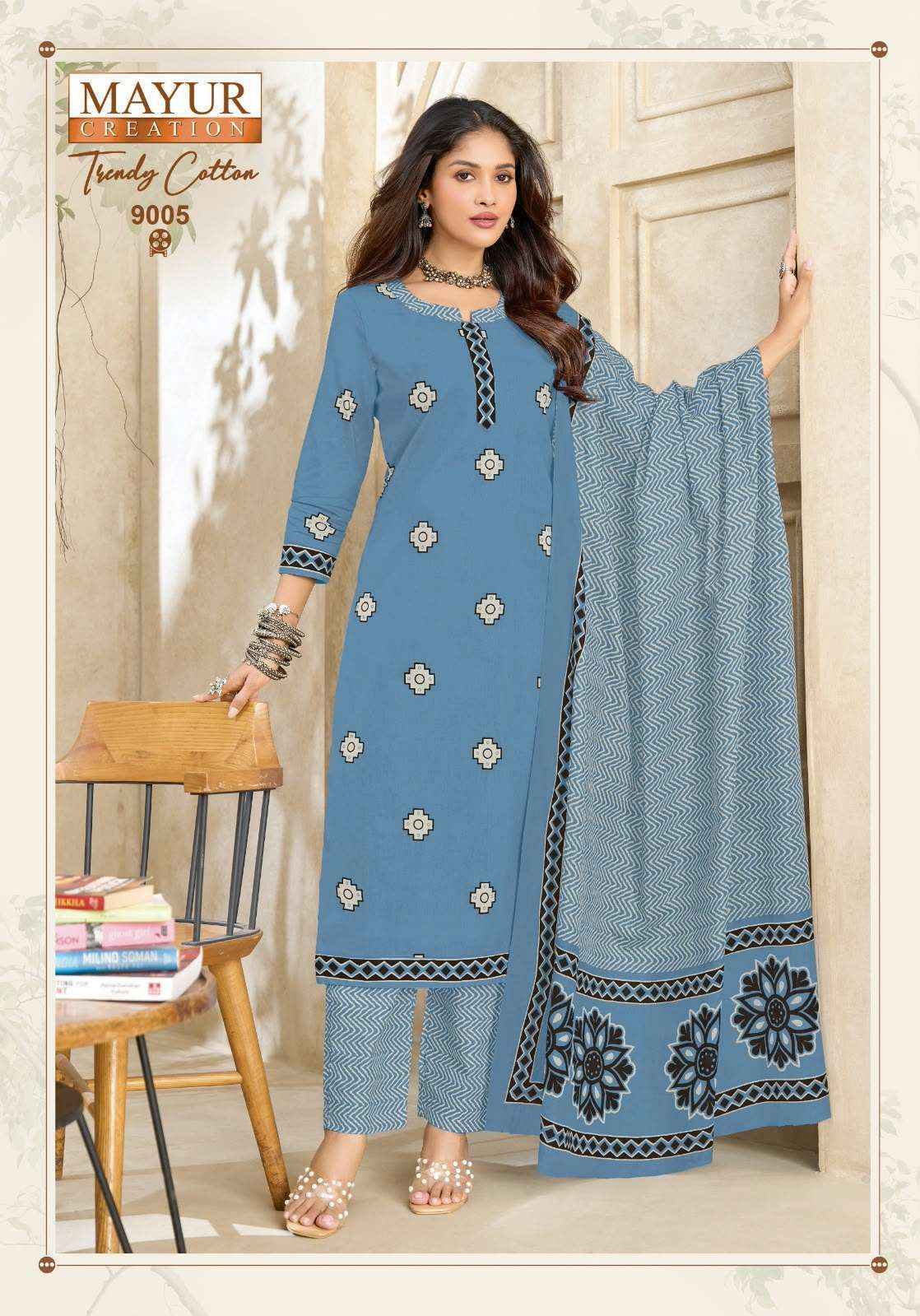 Mayur Creation Trendy Cotton Vol 9 Cotton Dress Material 10 pcs Catalogue