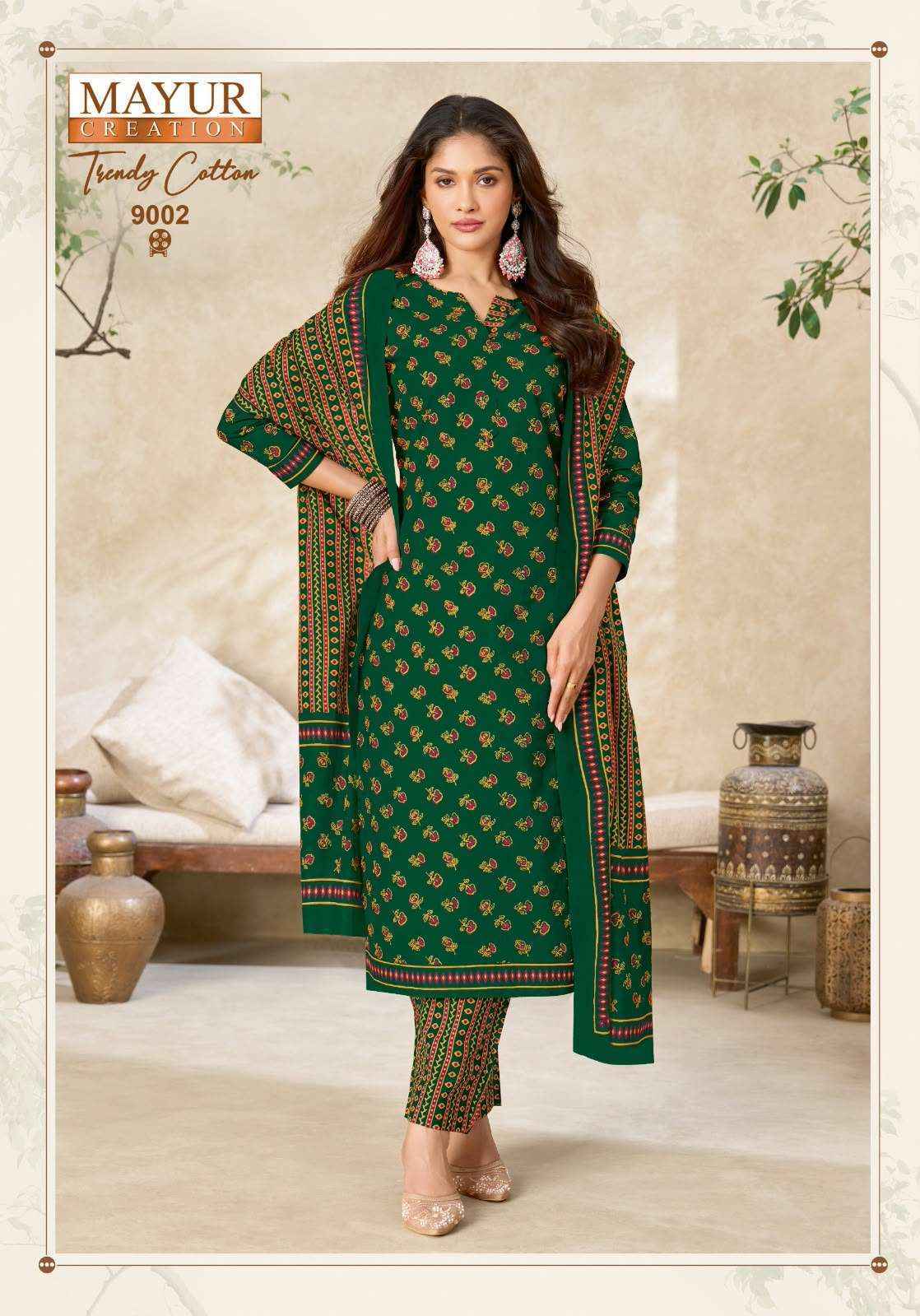Mayur Creation Trendy Cotton Vol 9 Cotton Dress Material 10 pcs Catalogue