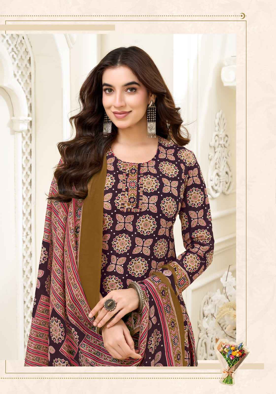 Miss World Choice Ajrakh Special Vol 15 Readymade Cotton Dress 10 pcs Catalogue