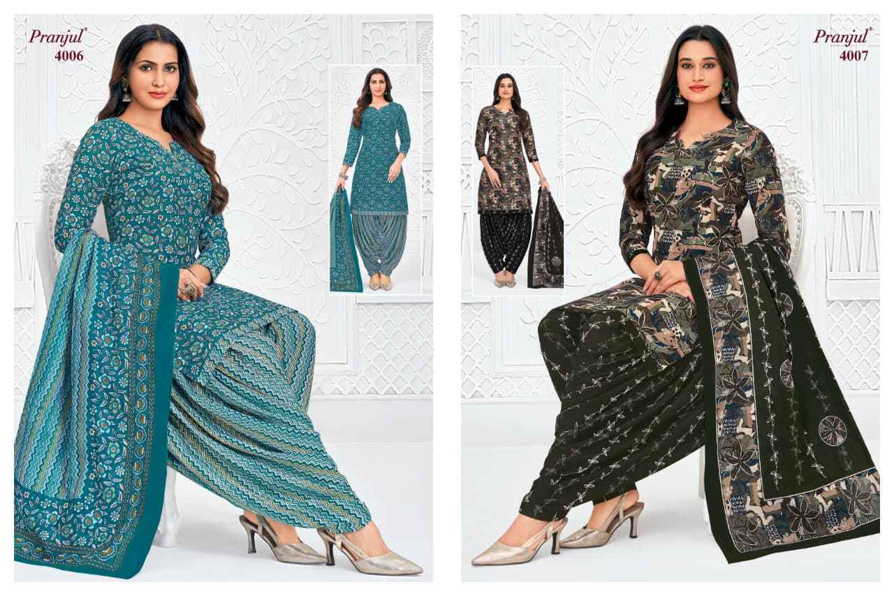 Pranjul Priyanshi Vol 40 Cotton Dress Material 36 pcs Catalogue