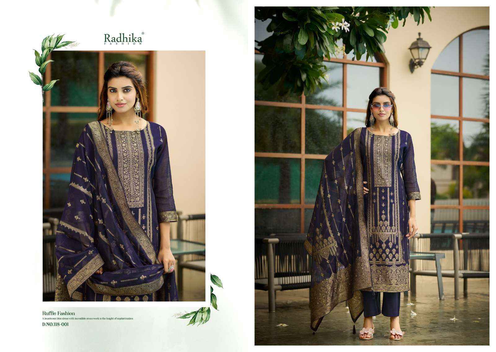 Radhika Fashion Azara Banarashi Adah Vol 15 Cotton Dress Material 6 pcs Catalogue