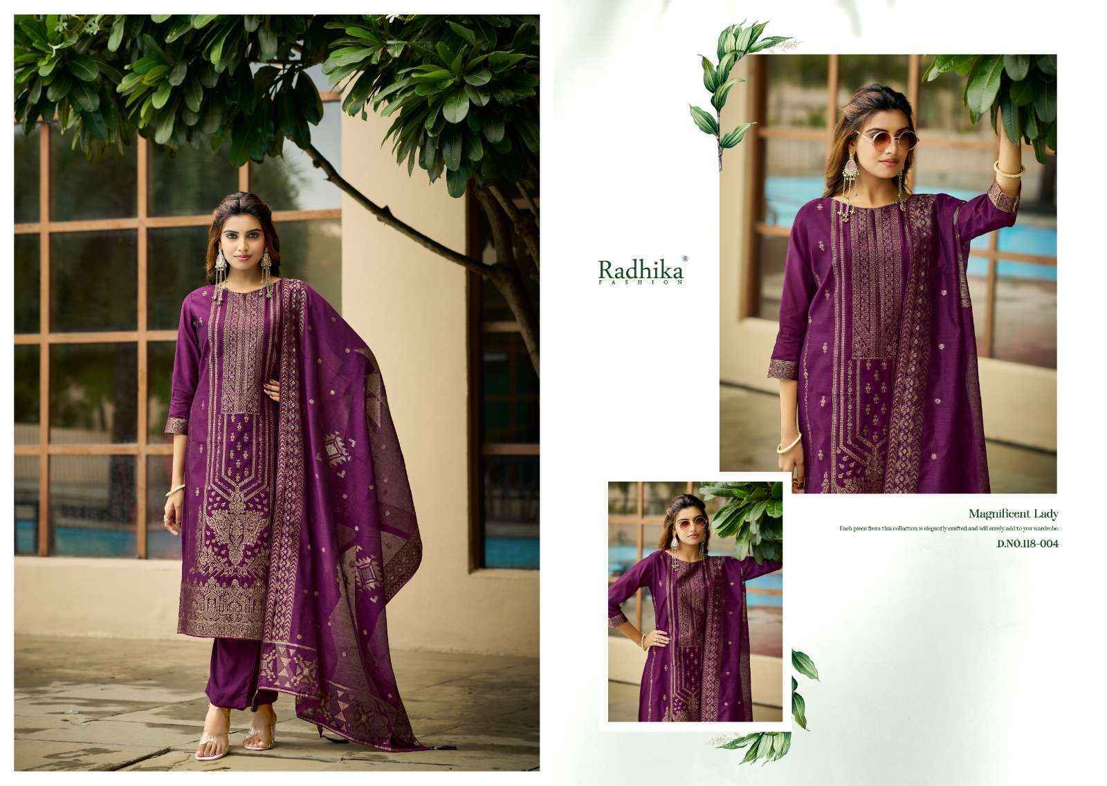Radhika Fashion Azara Banarashi Adah Vol 15 Cotton Dress Material 6 pcs Catalogue