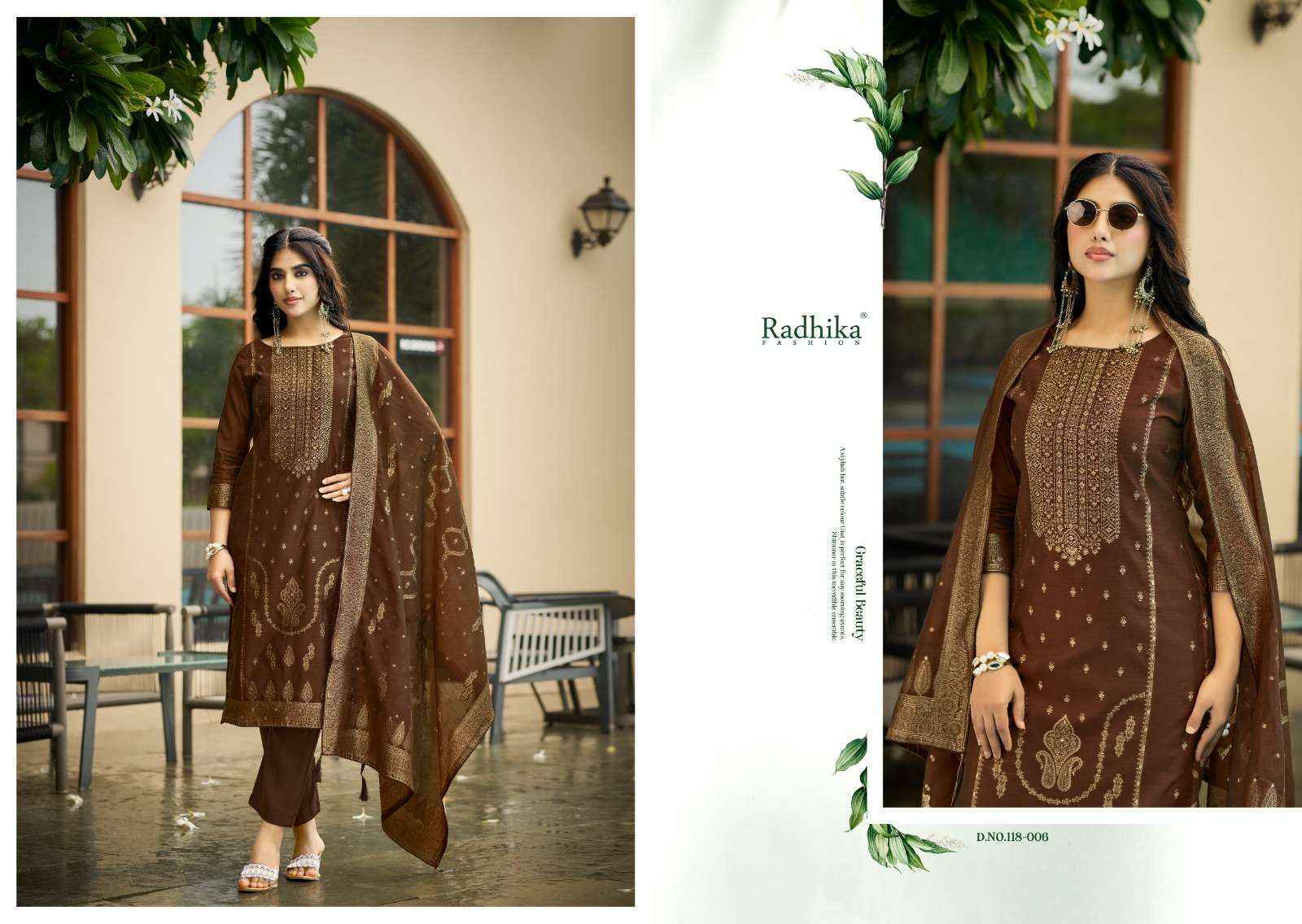 Radhika Fashion Azara Banarashi Adah Vol 15 Cotton Dress Material 6 pcs Catalogue