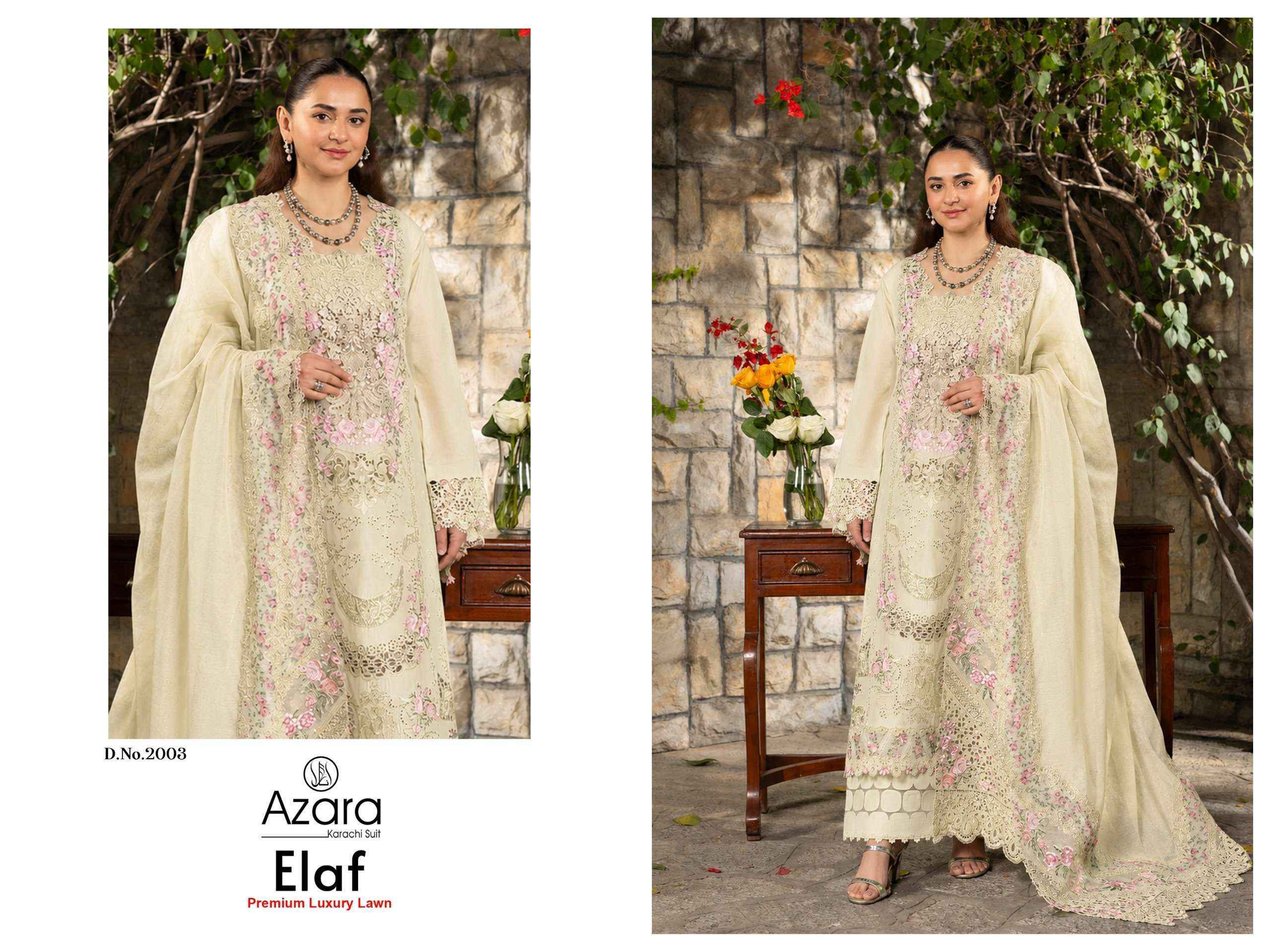 Radhika Fashion Azara Elaf Premium Vol 2 Cotton Dress Material 4 pcs Catalogue