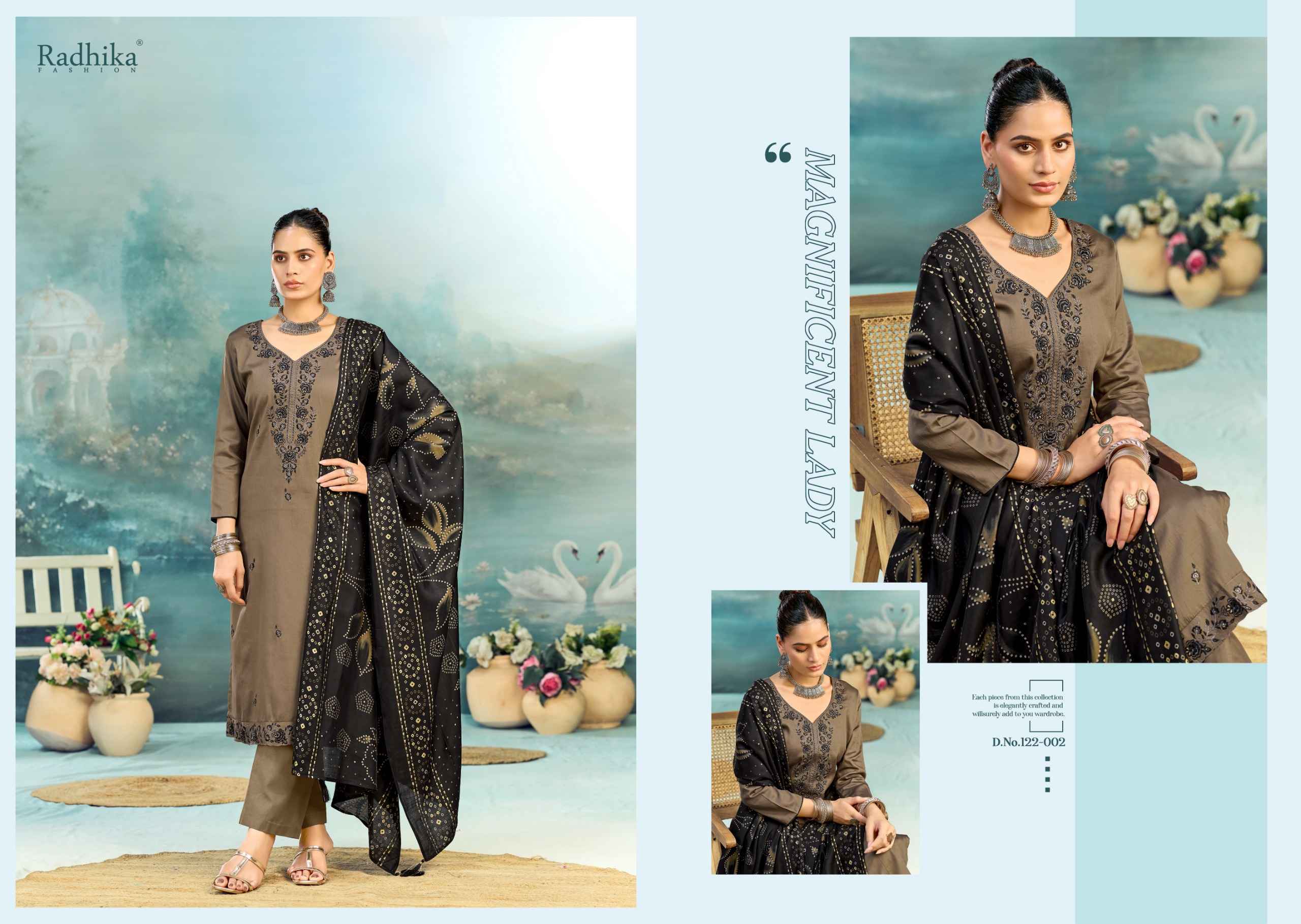Radhika Fashion Azara Shafinaz Vol 3 Zam Cotton Dress Material 6 pcs Catalogue
