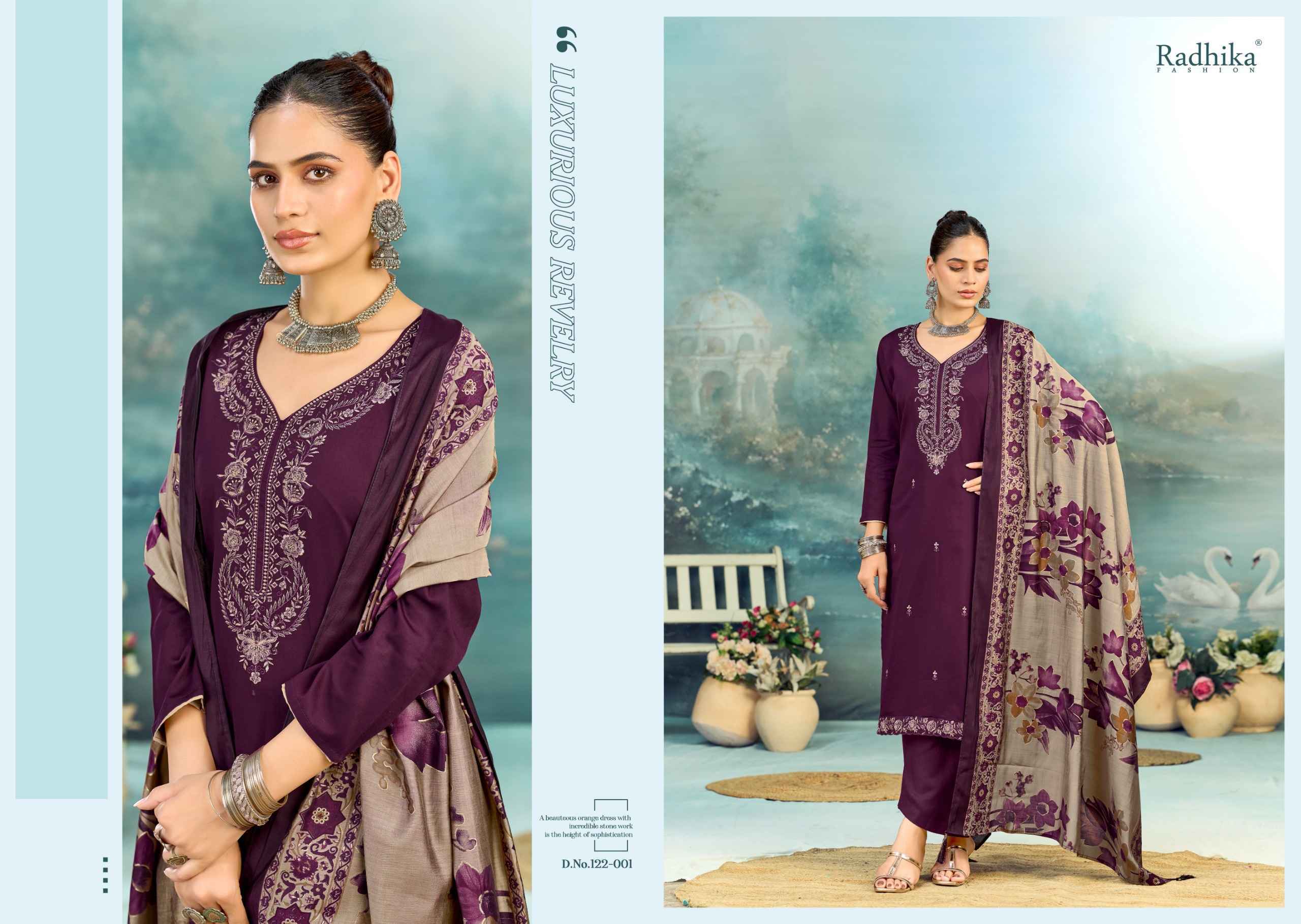 Radhika Fashion Azara Shafinaz Vol 3 Zam Cotton Dress Material 6 pcs Catalogue