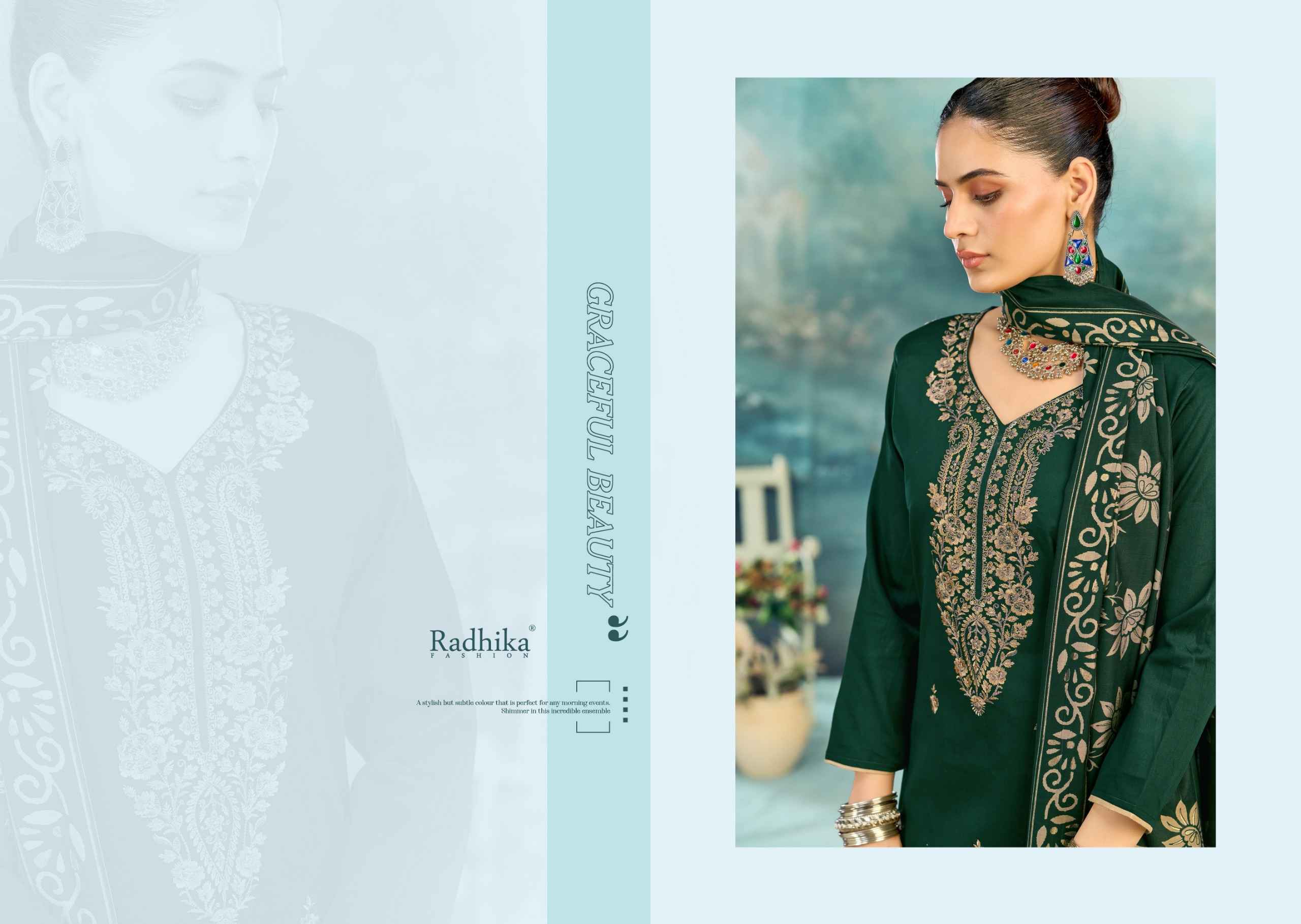 Radhika Fashion Azara Shafinaz Vol 3 Zam Cotton Dress Material 6 pcs Catalogue