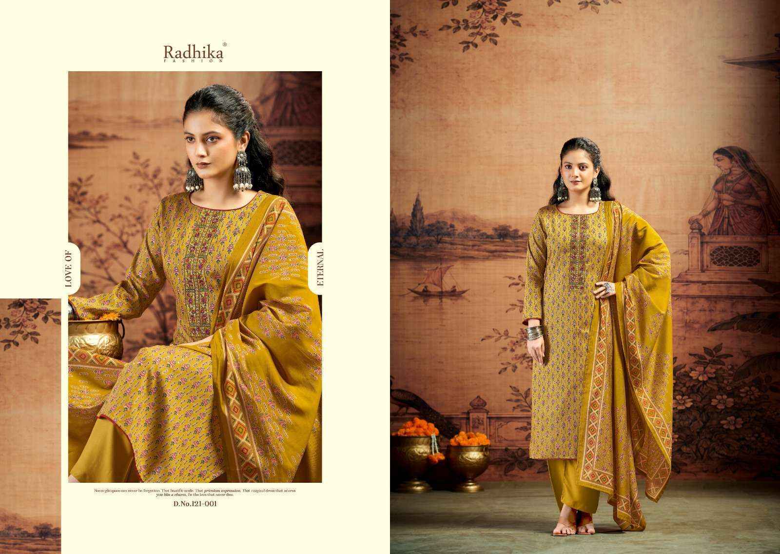 Radhika Fashion Kalki Advance Vol 5 Jam Satin Dress Material 6 pcs Catalogue