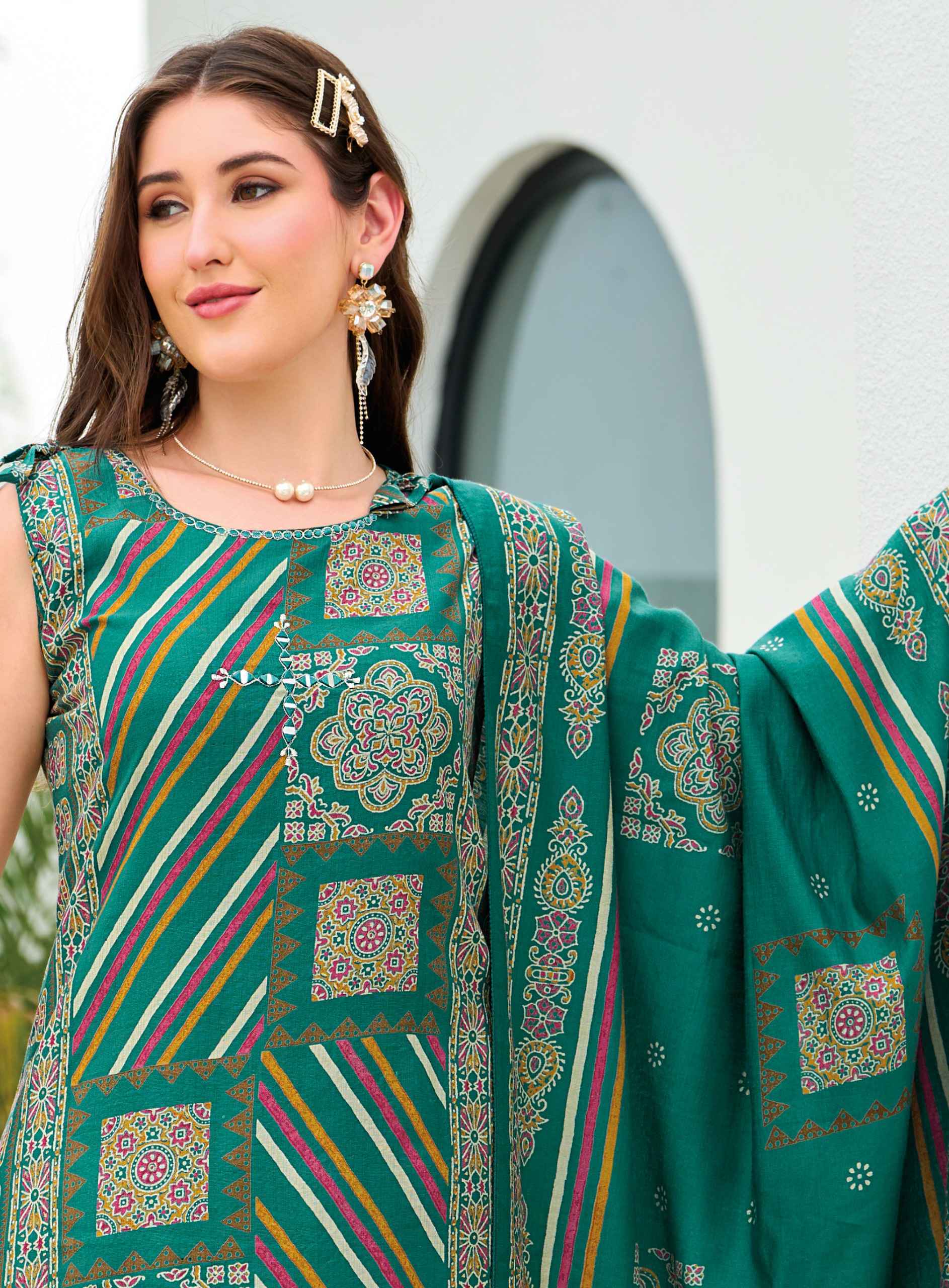 Radhika Lifestyle Akansha Vol 1 Vertican Foil Kurti Combo 8 pcs Catalogue