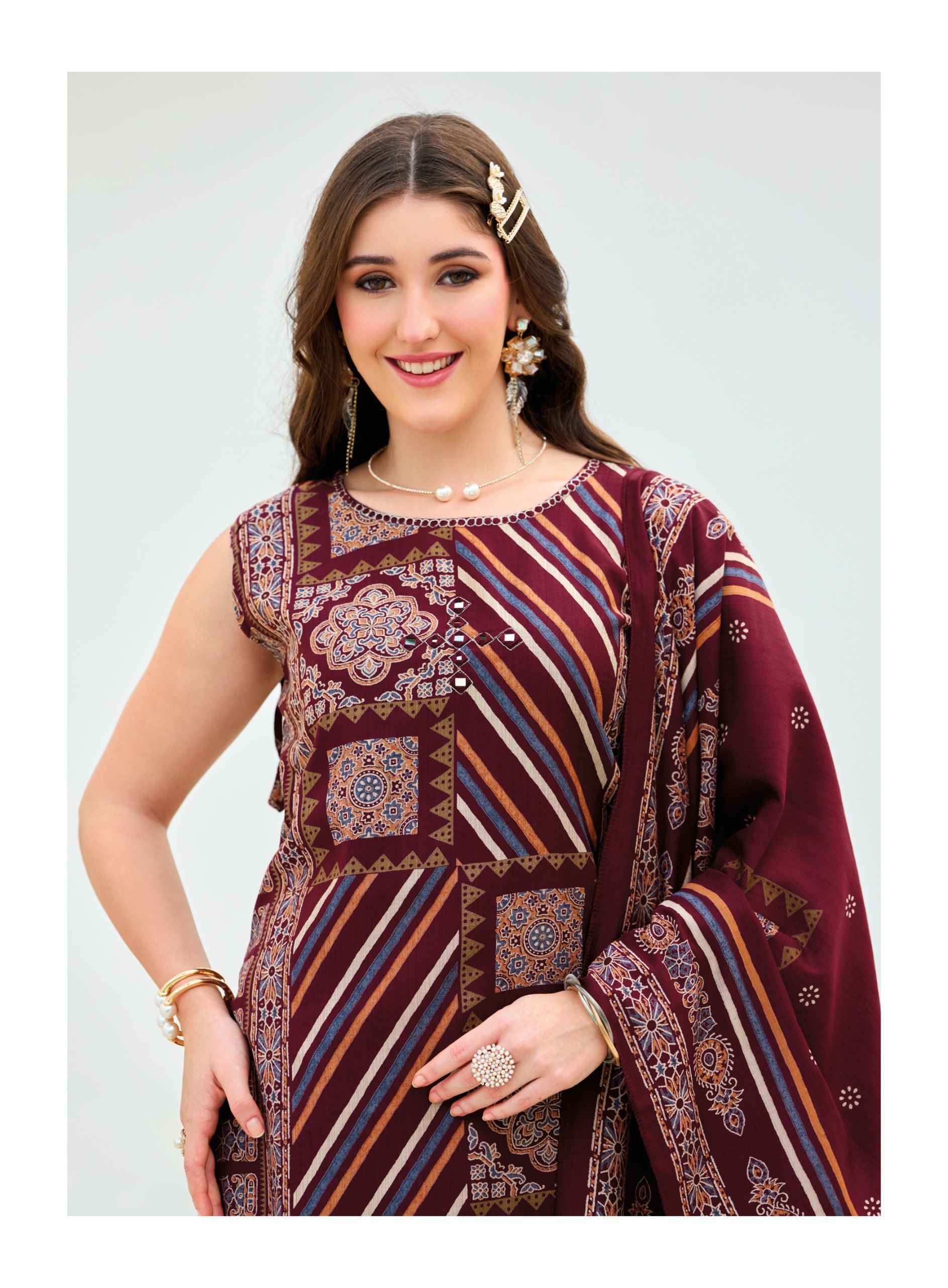 Radhika Lifestyle Akansha Vol 1 Vertican Foil Kurti Combo 8 pcs Catalogue