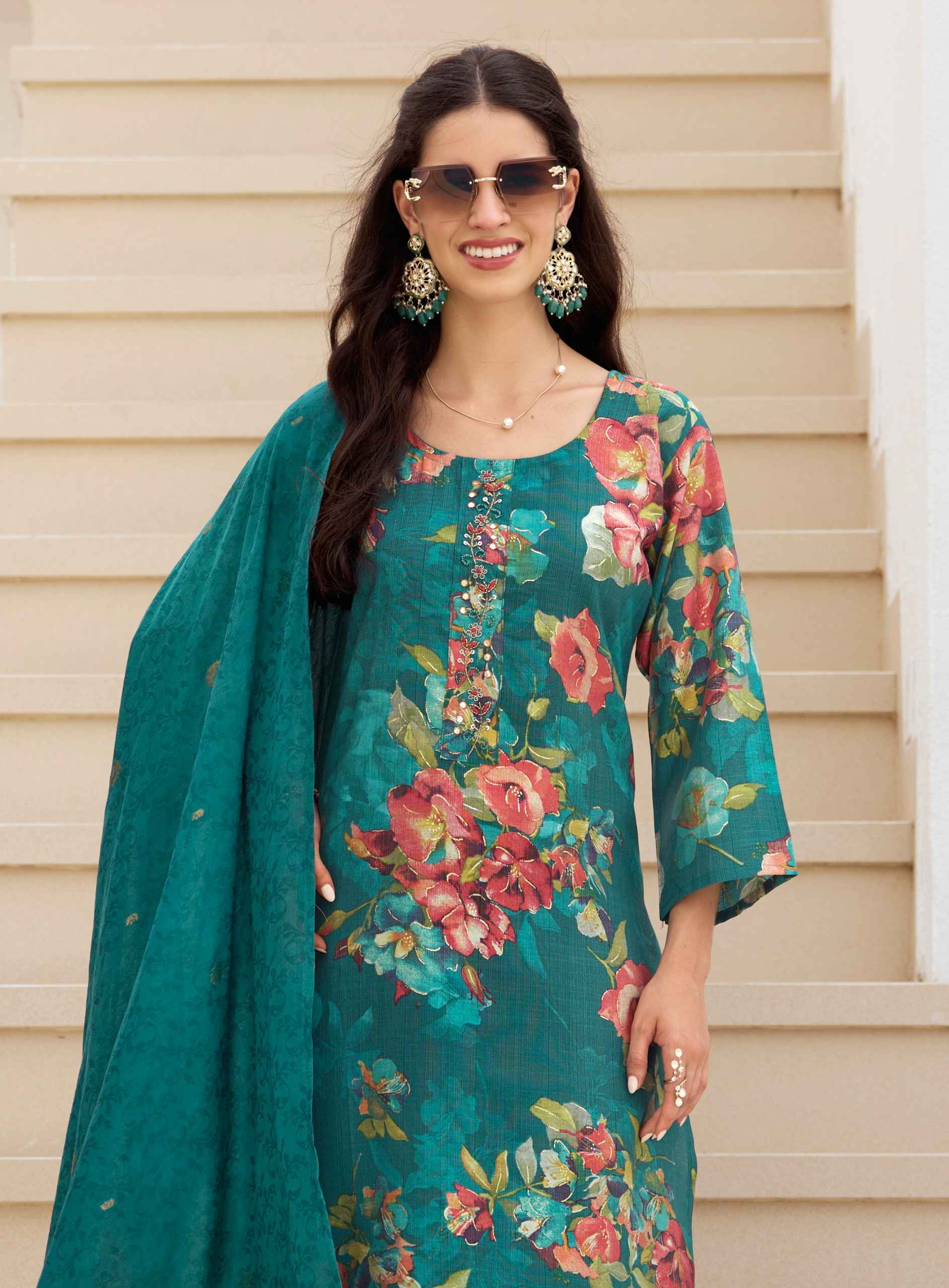 Radhika Lifestyle Alexa Vol 10 Vertican Silk Kurti Combo 8 pcs Catalogue