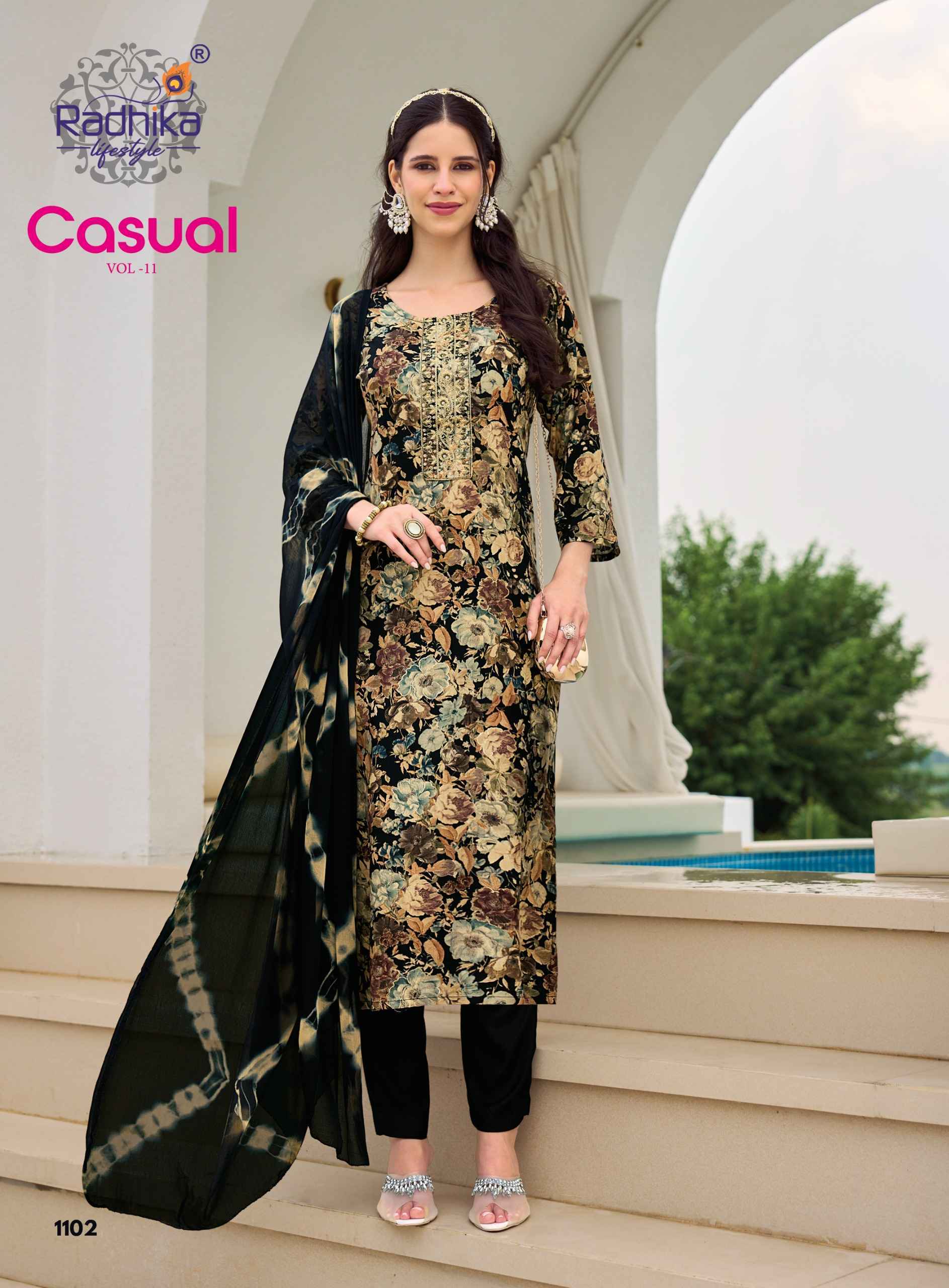 Radhika Lifestyle Casual Vol 11 Reyon Kurti Combo 6 pcs Catalogue