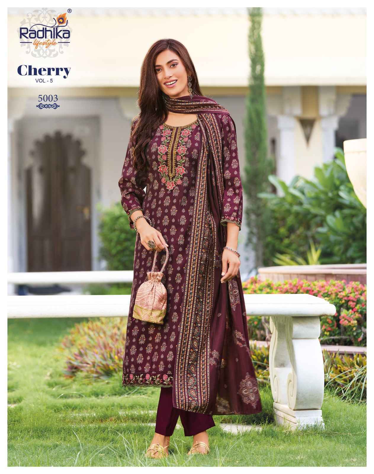 Radhika Lifestyle Cherry Vol 5 Modal Kurti Combo 8 pcs Catalogue