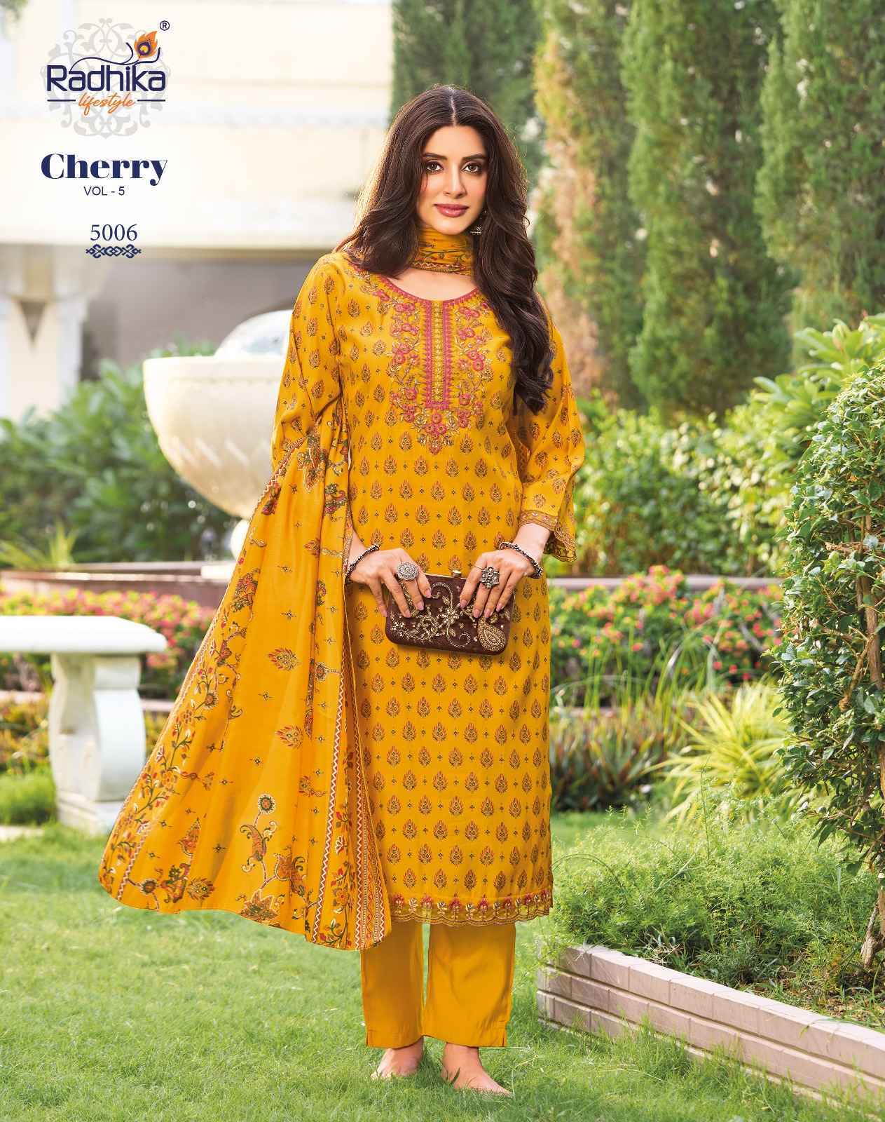 Radhika Lifestyle Cherry Vol 5 Modal Kurti Combo 8 pcs Catalogue