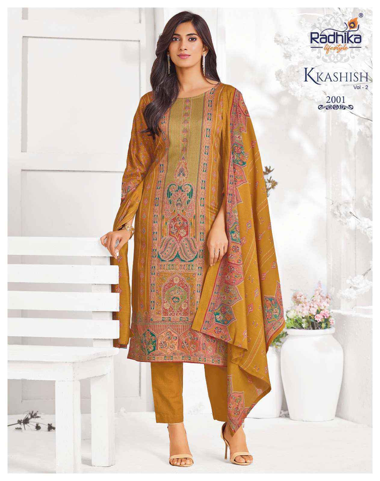 Radhika Lifestyle Kkashish Vol 2 Jam Cotton Kurti Combo 6 pcs Catalogue