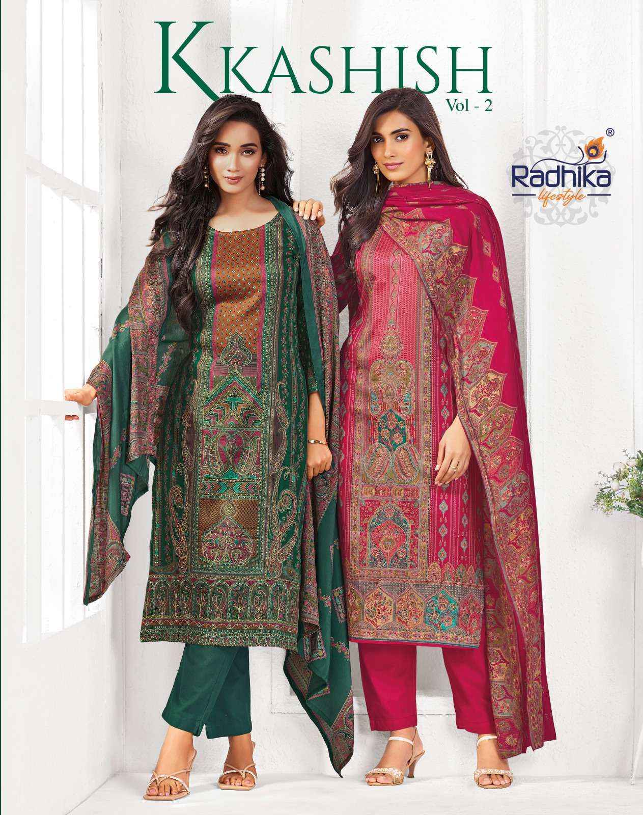 Radhika Lifestyle Kkashish Vol 2 Jam Cotton Kurti Combo 6 pcs Catalogue
