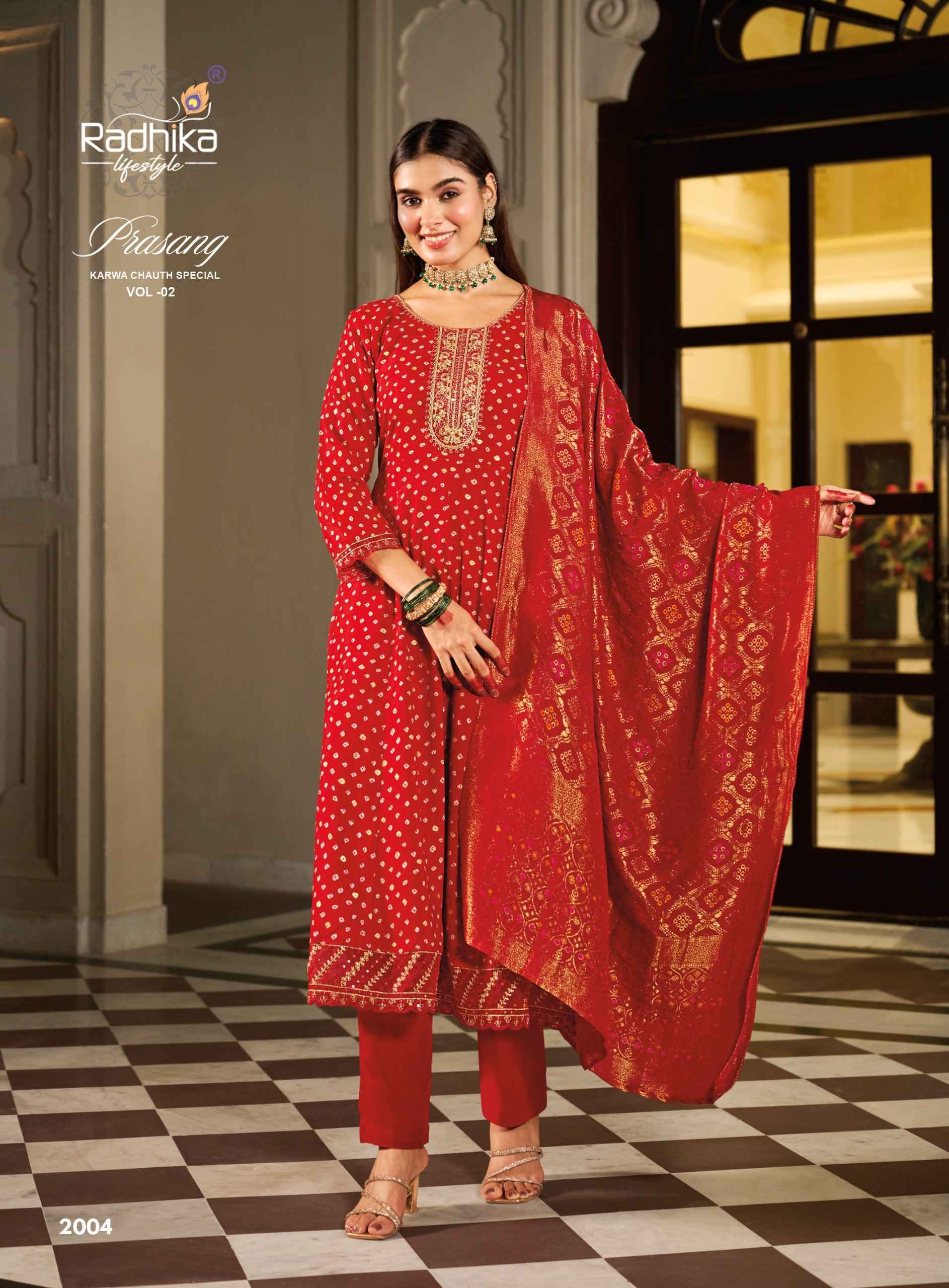Radhika Lifestyle Prasang Vol 2 Rayon Kurti Combo 6 pcs Catalogue