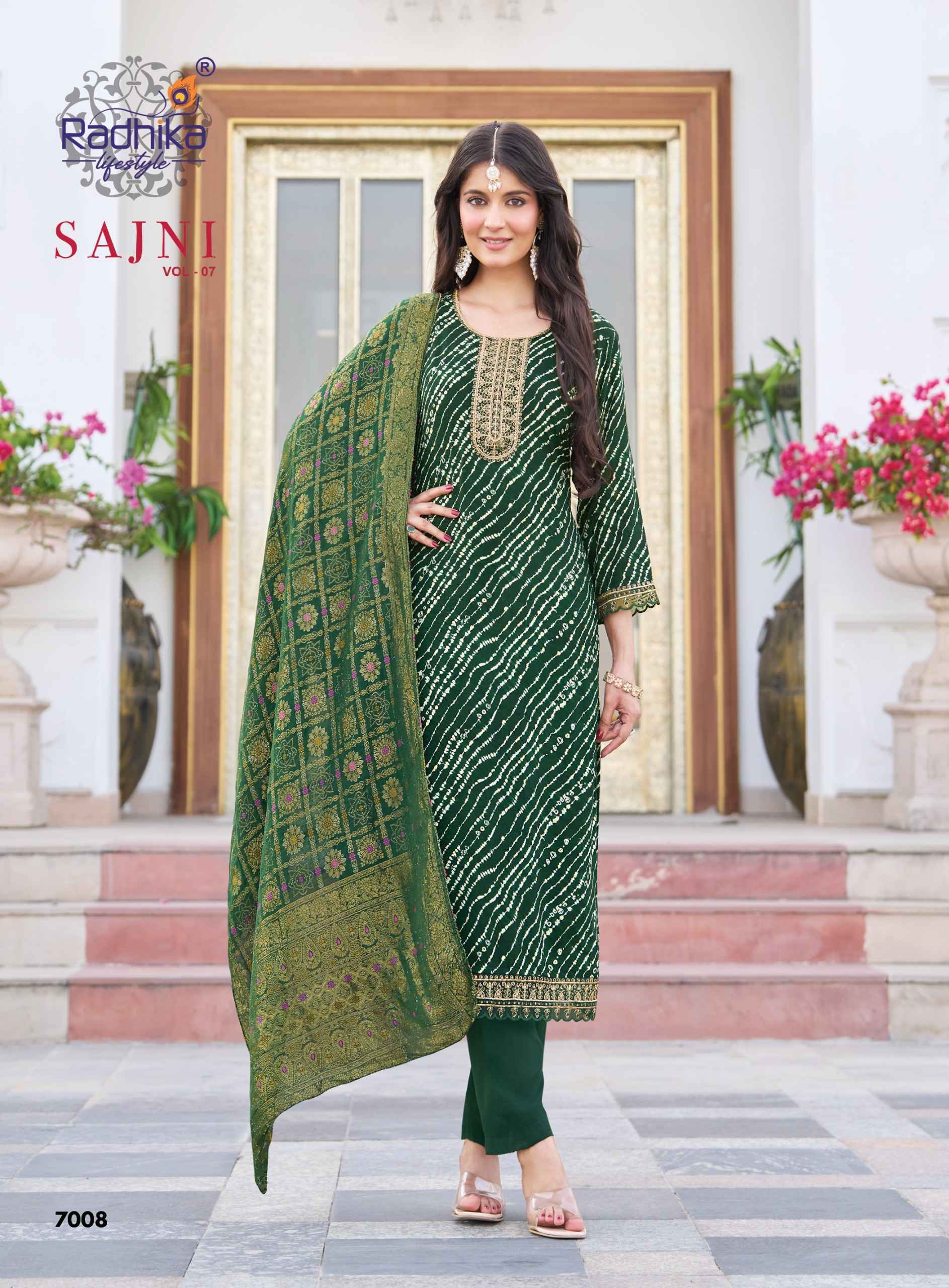 Radhika Lifestyle Sajni Vol 7 Rayon Kurti Comb 8 pcs Catalogue