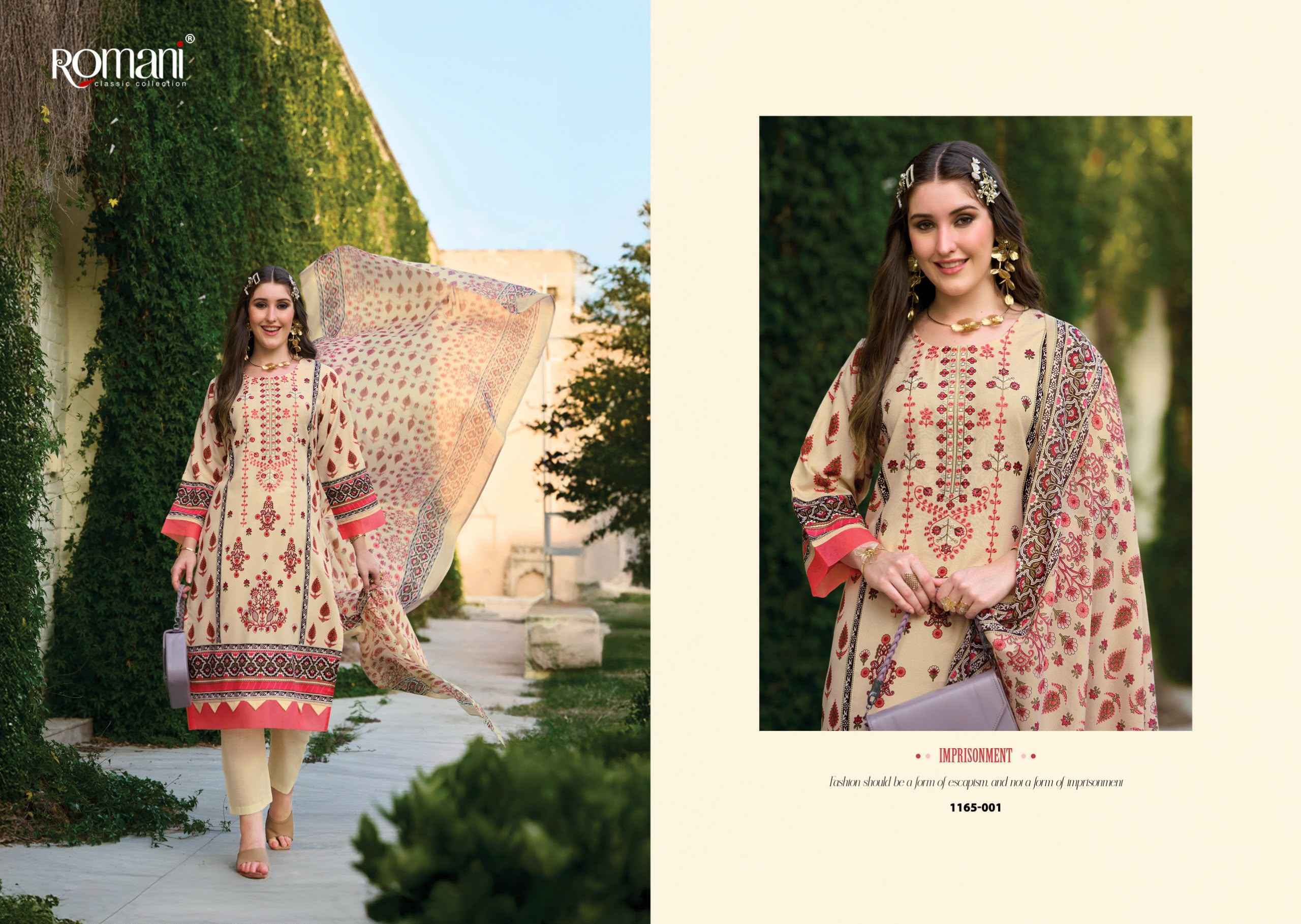 Romani Bin Kareem Vol 7 Readymade Cotton Dress 8 pcs Catalogue